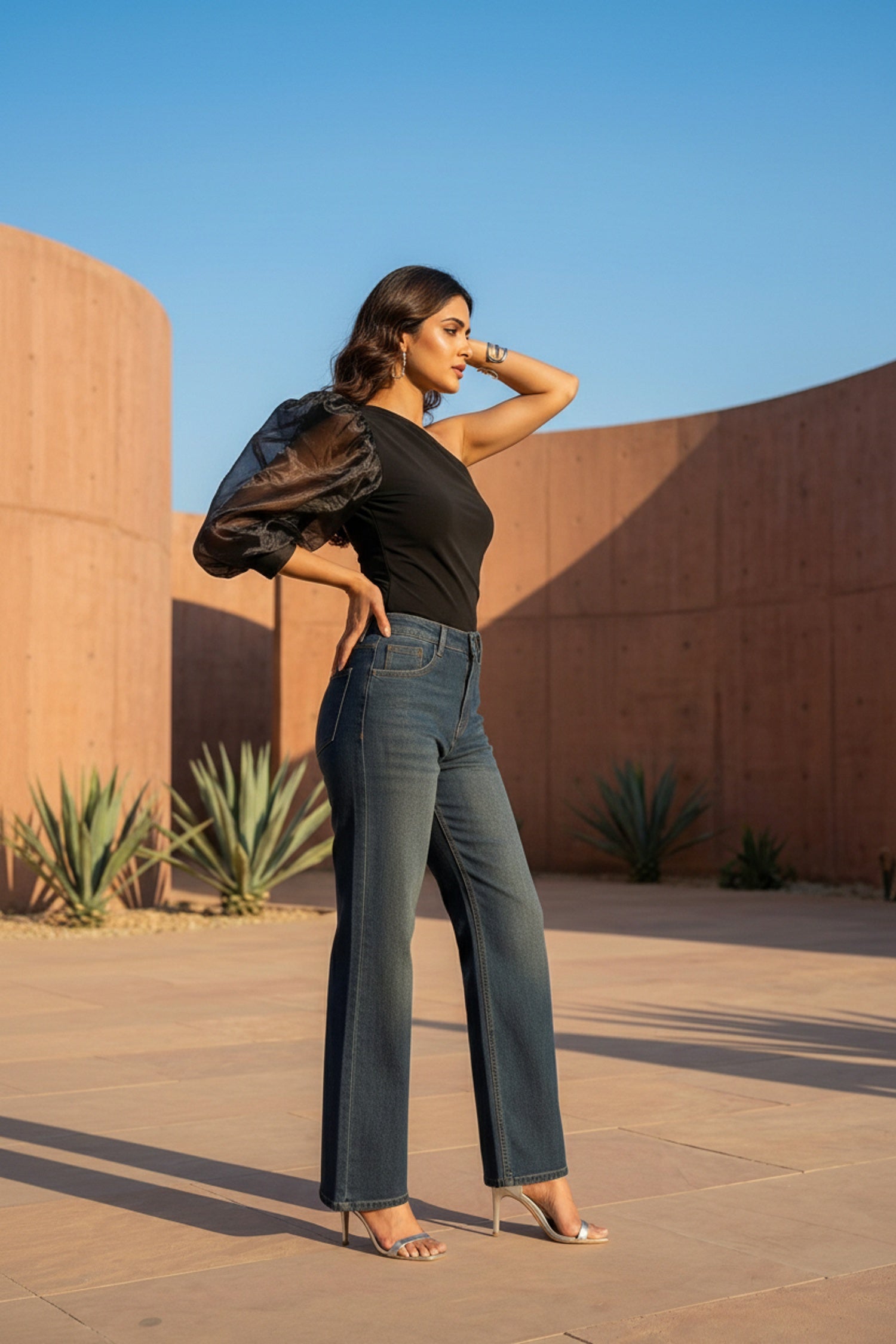 Dark Tint Classic Straight Cut Denim