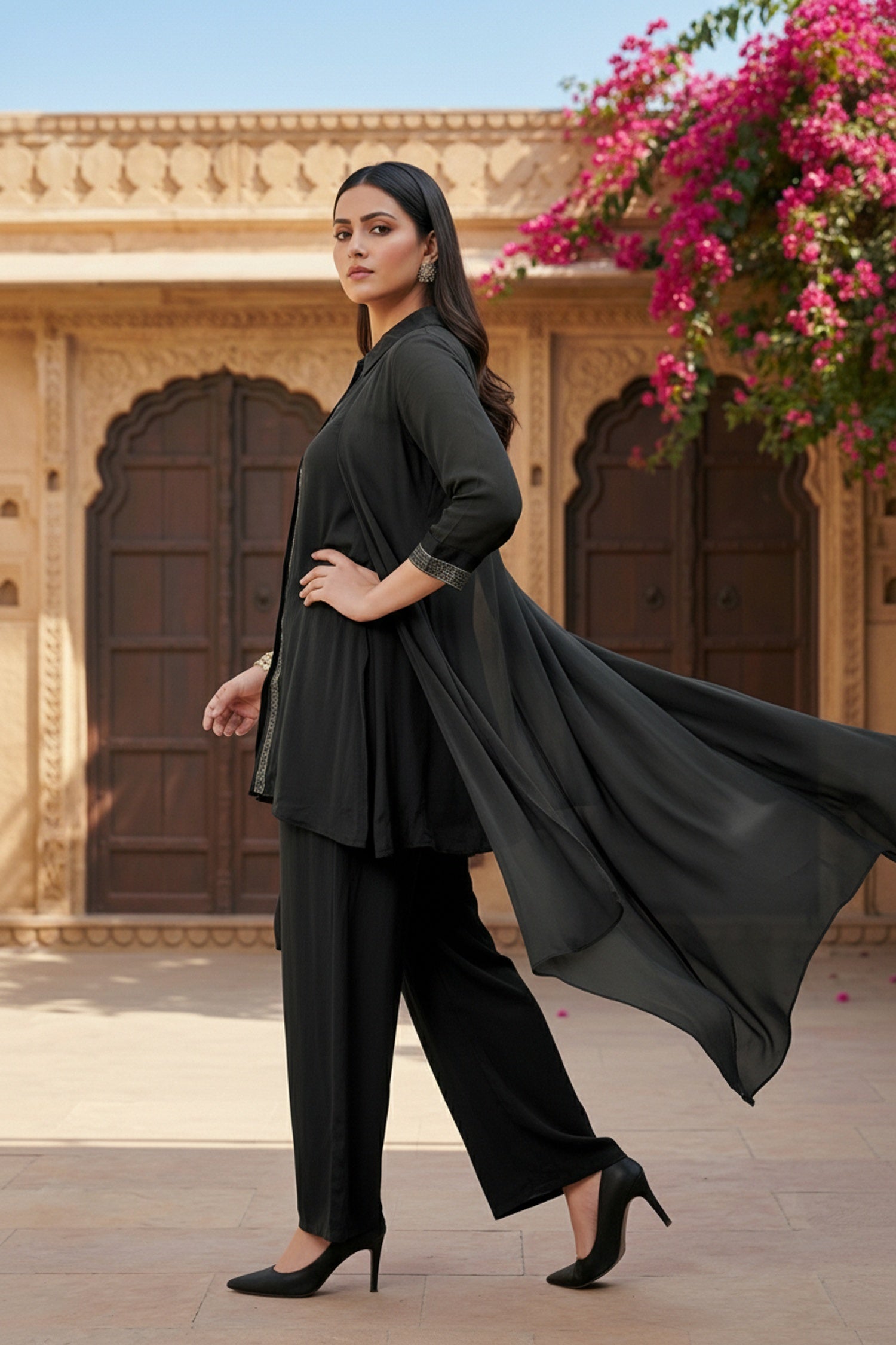 Modern Black Chinon Cord Set