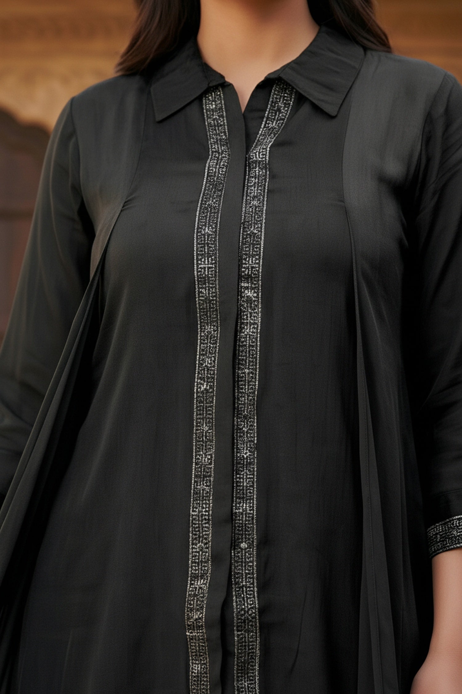 Modern Black Chinon Cord Set