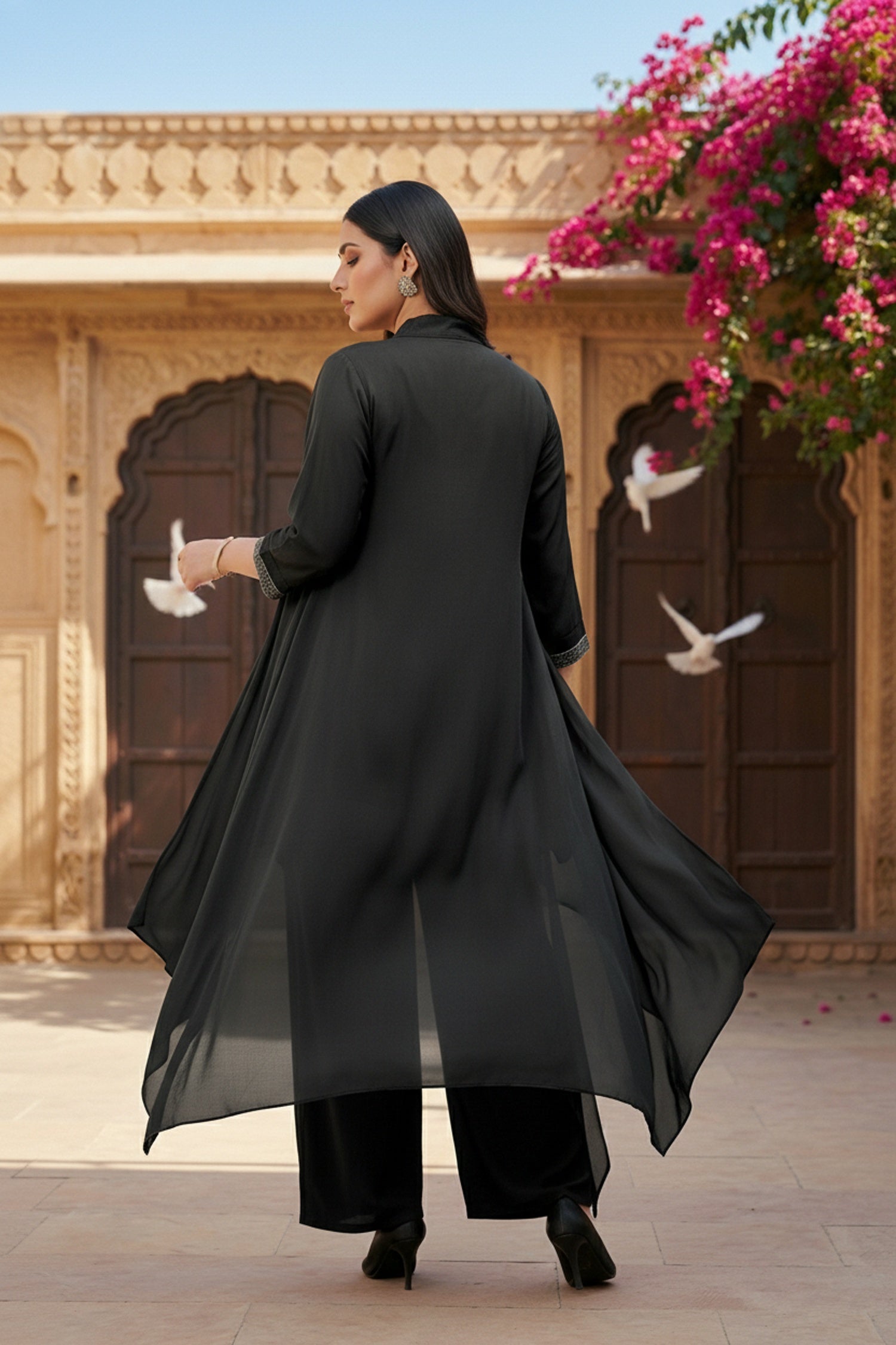 Modern Black Chinon Cord Set