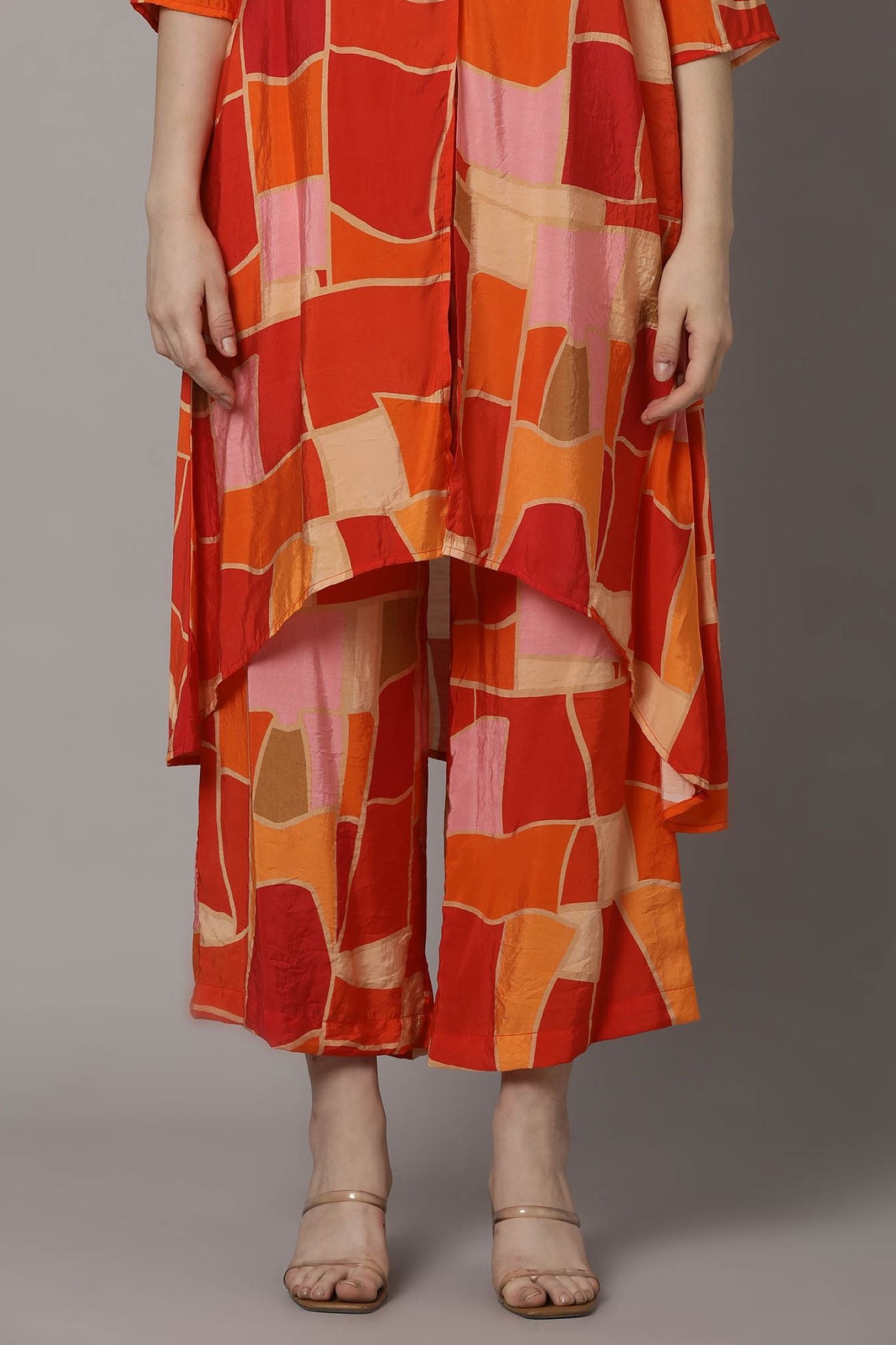 Orange Blaze High-Low Cord Set