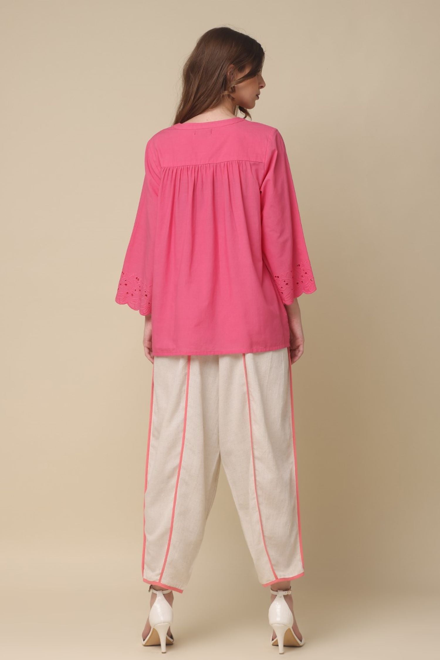 Pretty in Pink Cotton Top