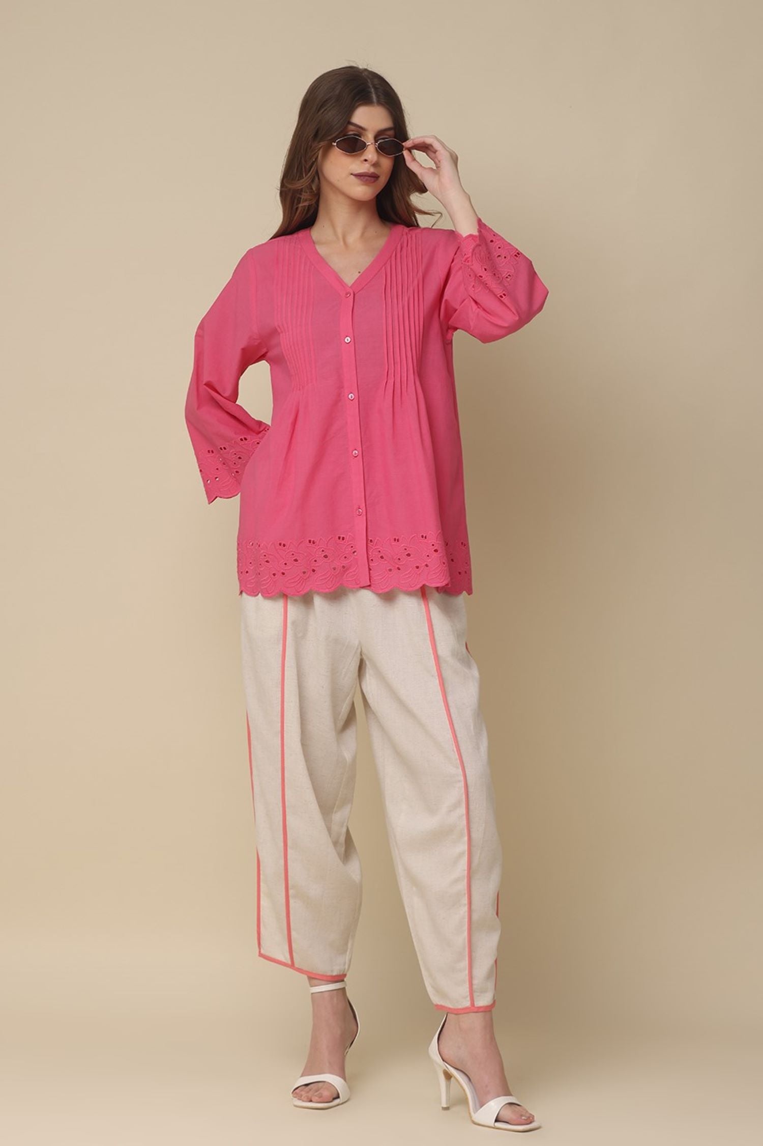 Pretty in Pink Cotton Top