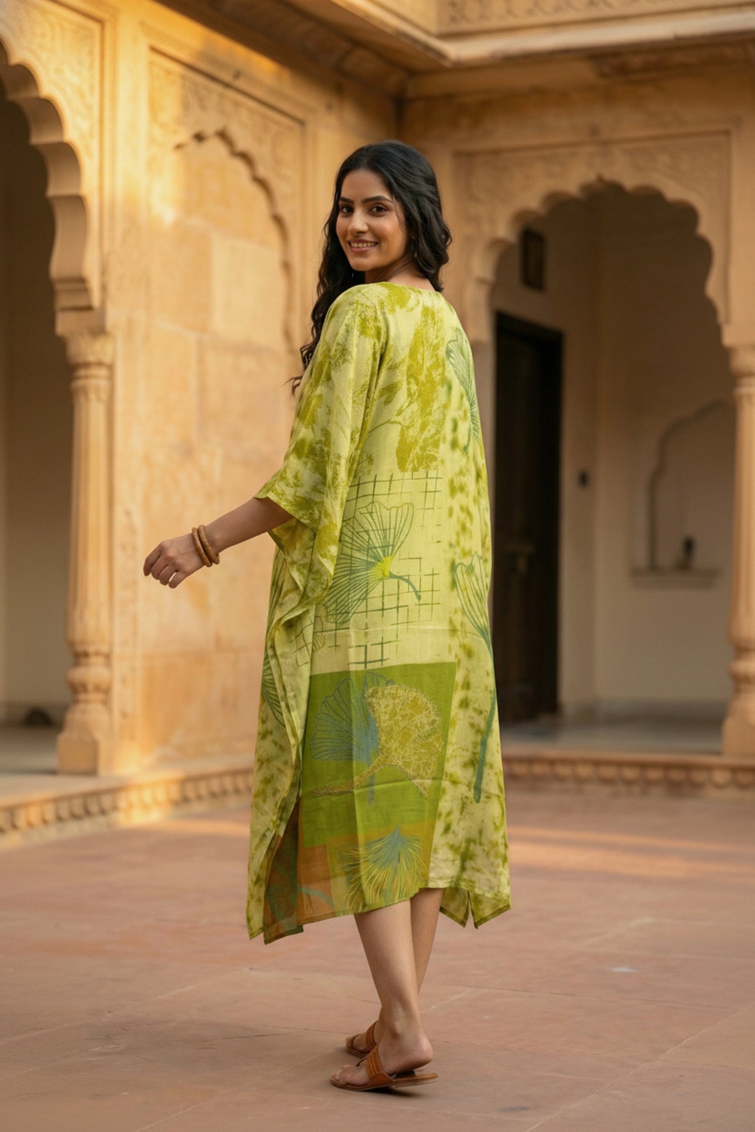 Liril Viscose Long Kaftan