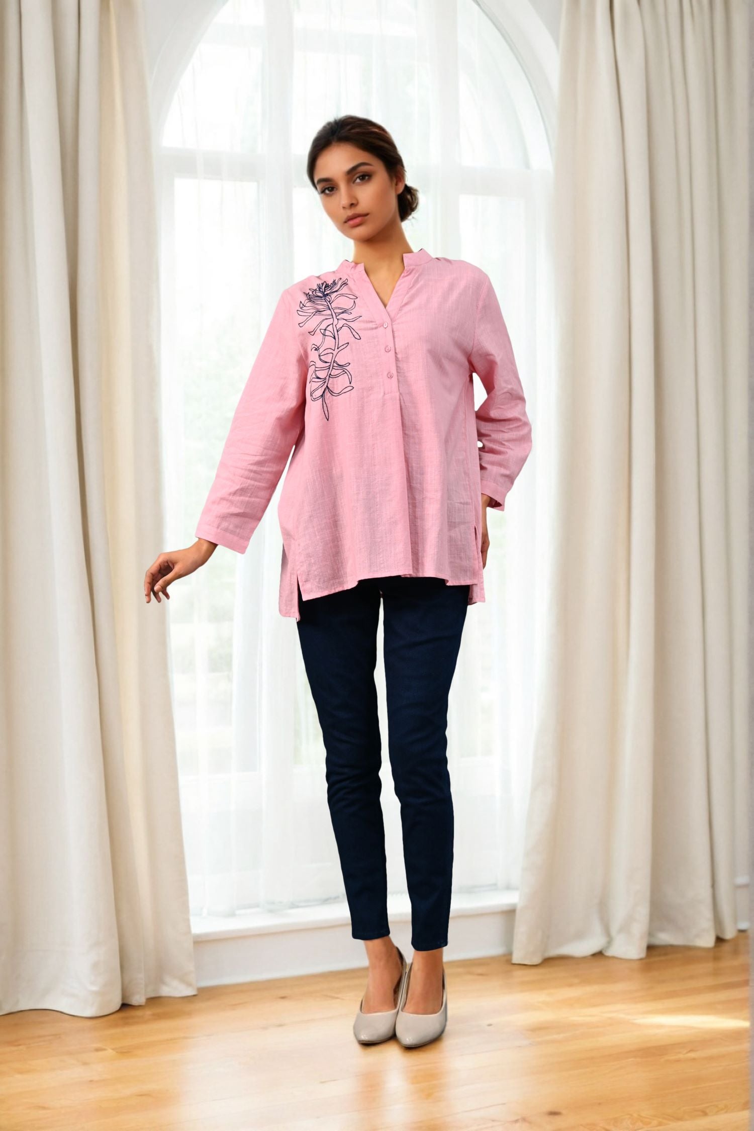 Soft Bloom Pink Top