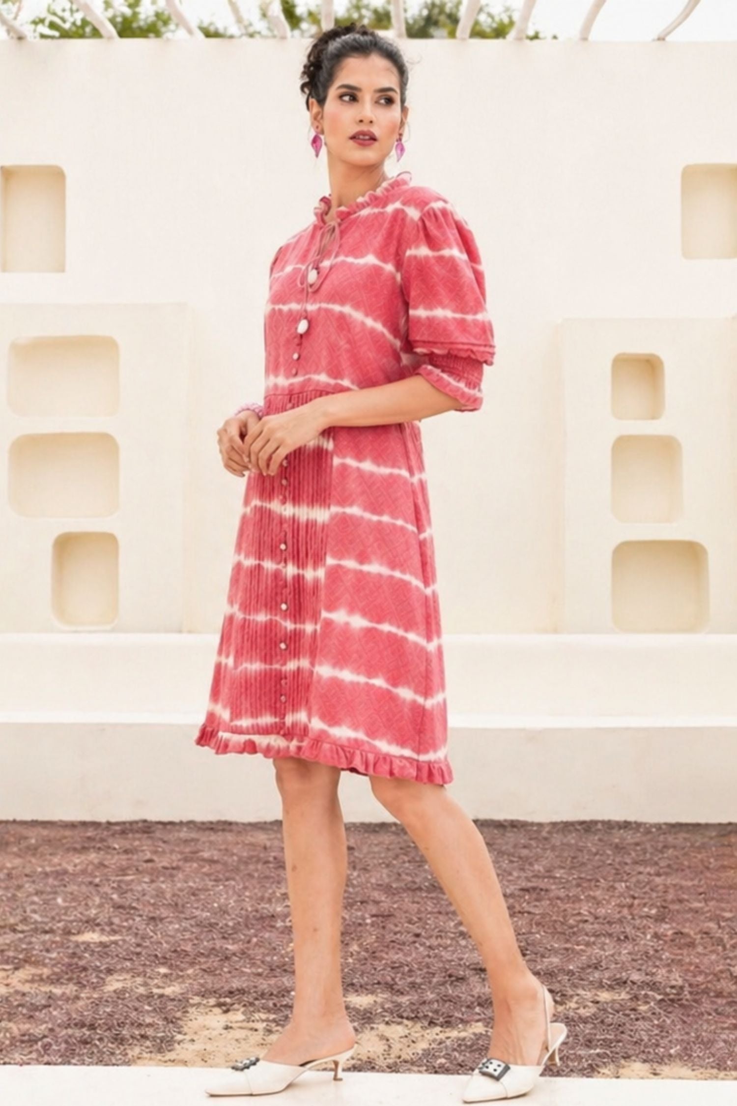Freyaa Tie-Dye Pink Bliss Dress