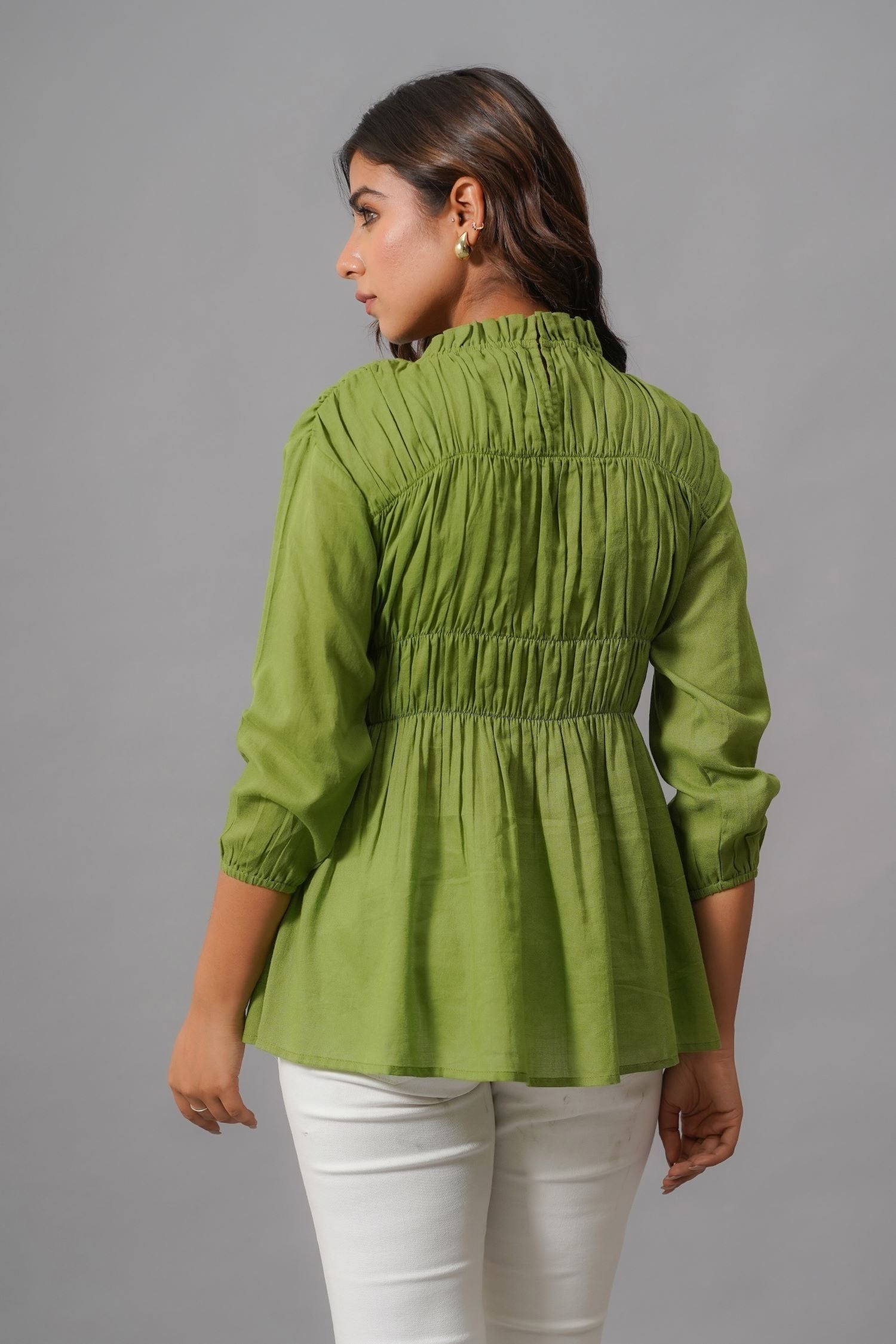 Fresh Green Comfort Cotton Top