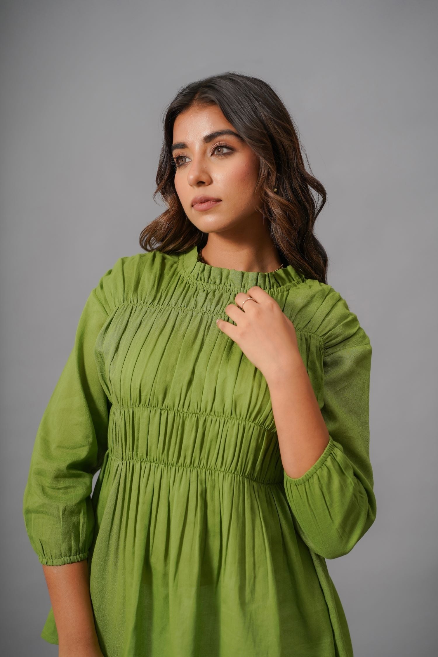 Fresh Green Comfort Cotton Top