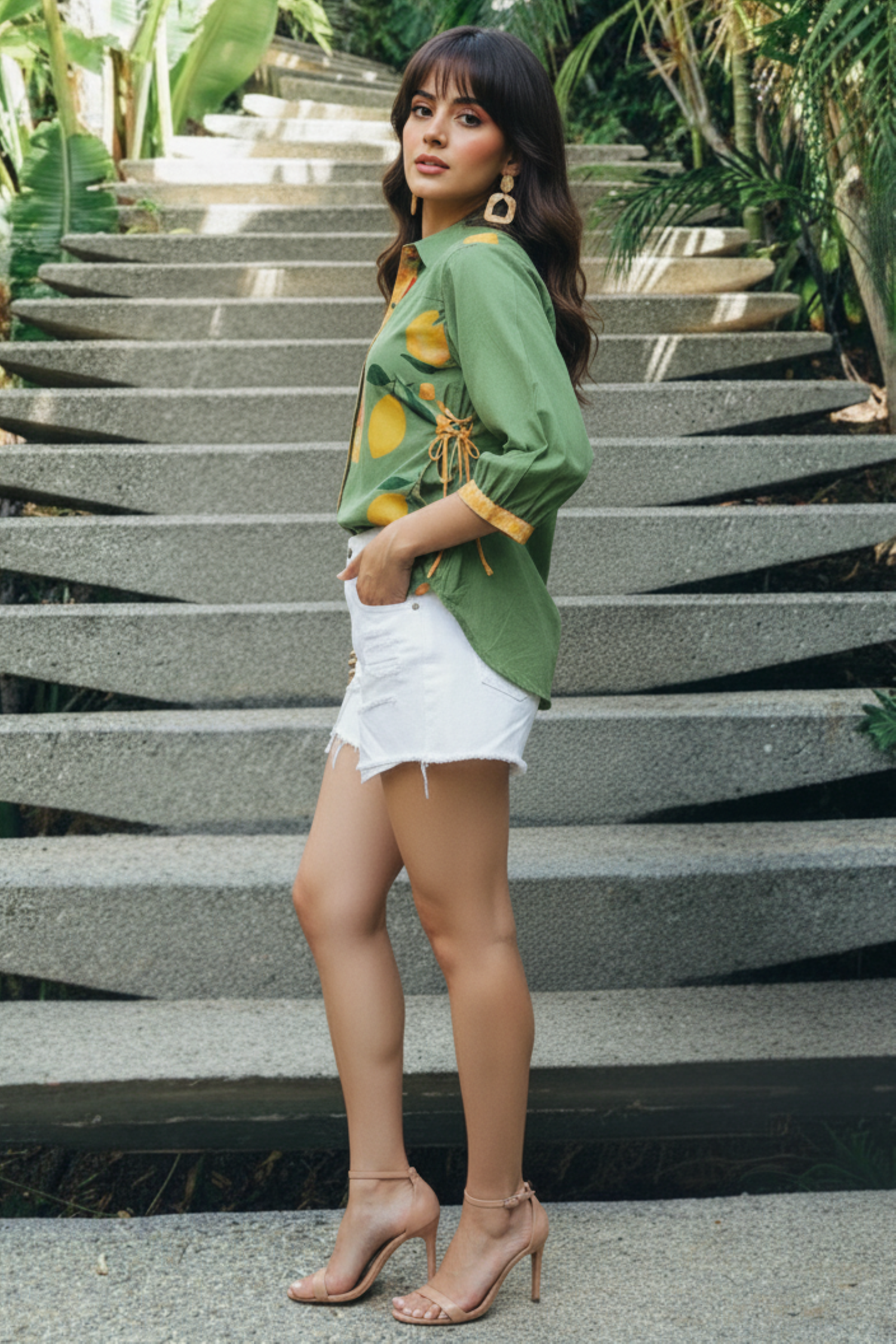 Plaid Shirt in Fruity Prints: Regular Fit