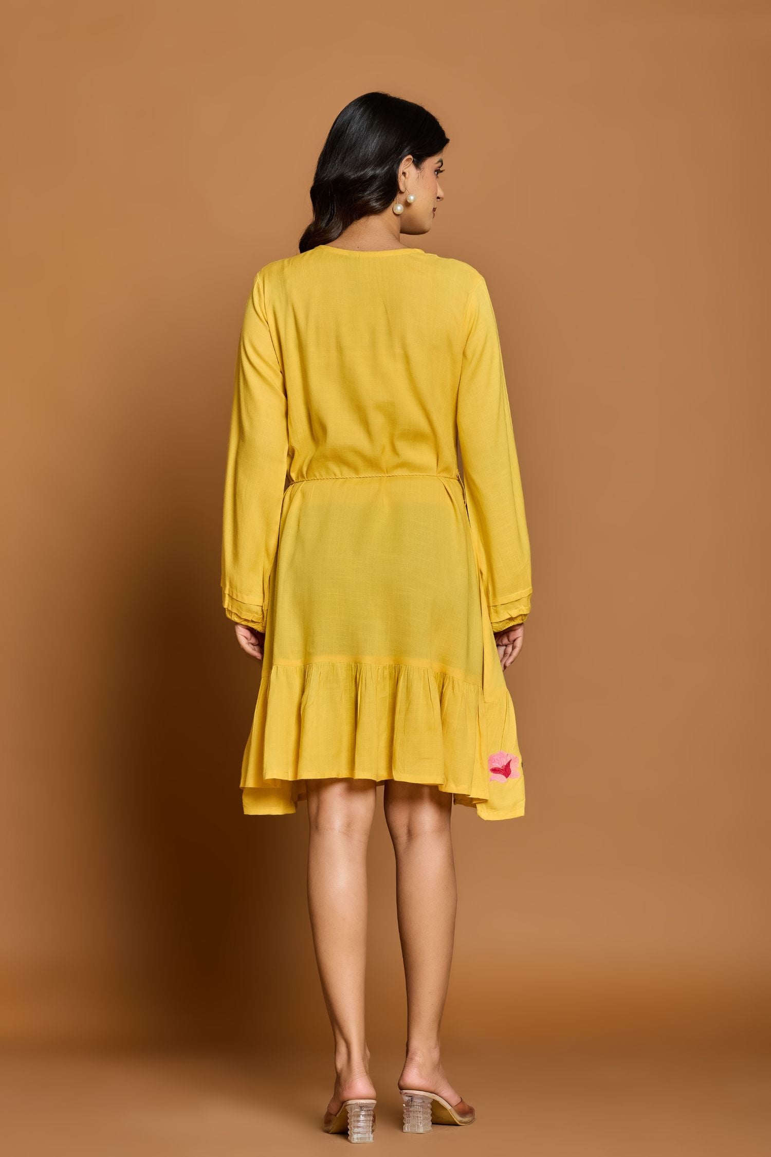 Mustard Threaded Grace Tunic