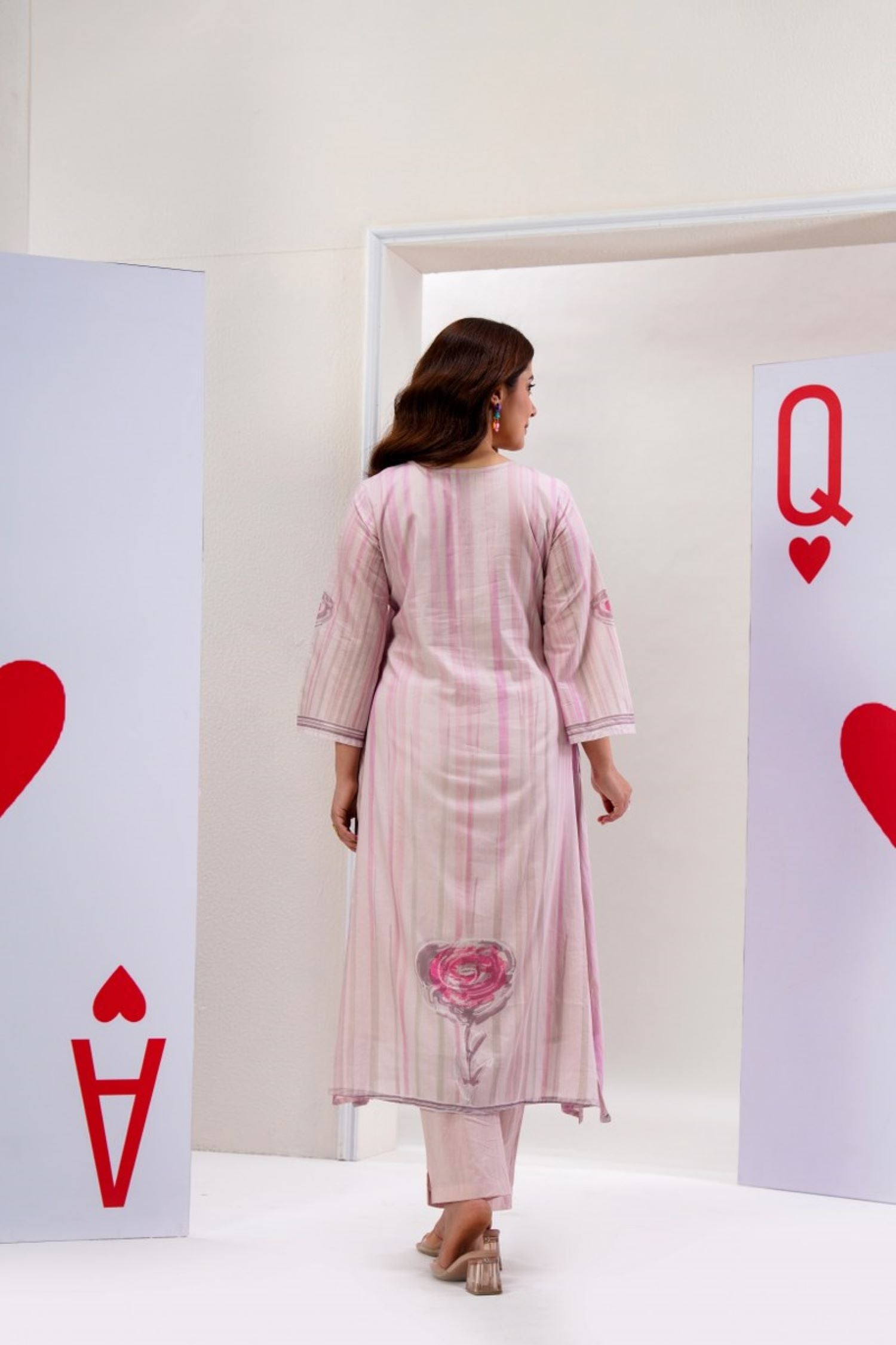 Pink Cotton Co-ord Set