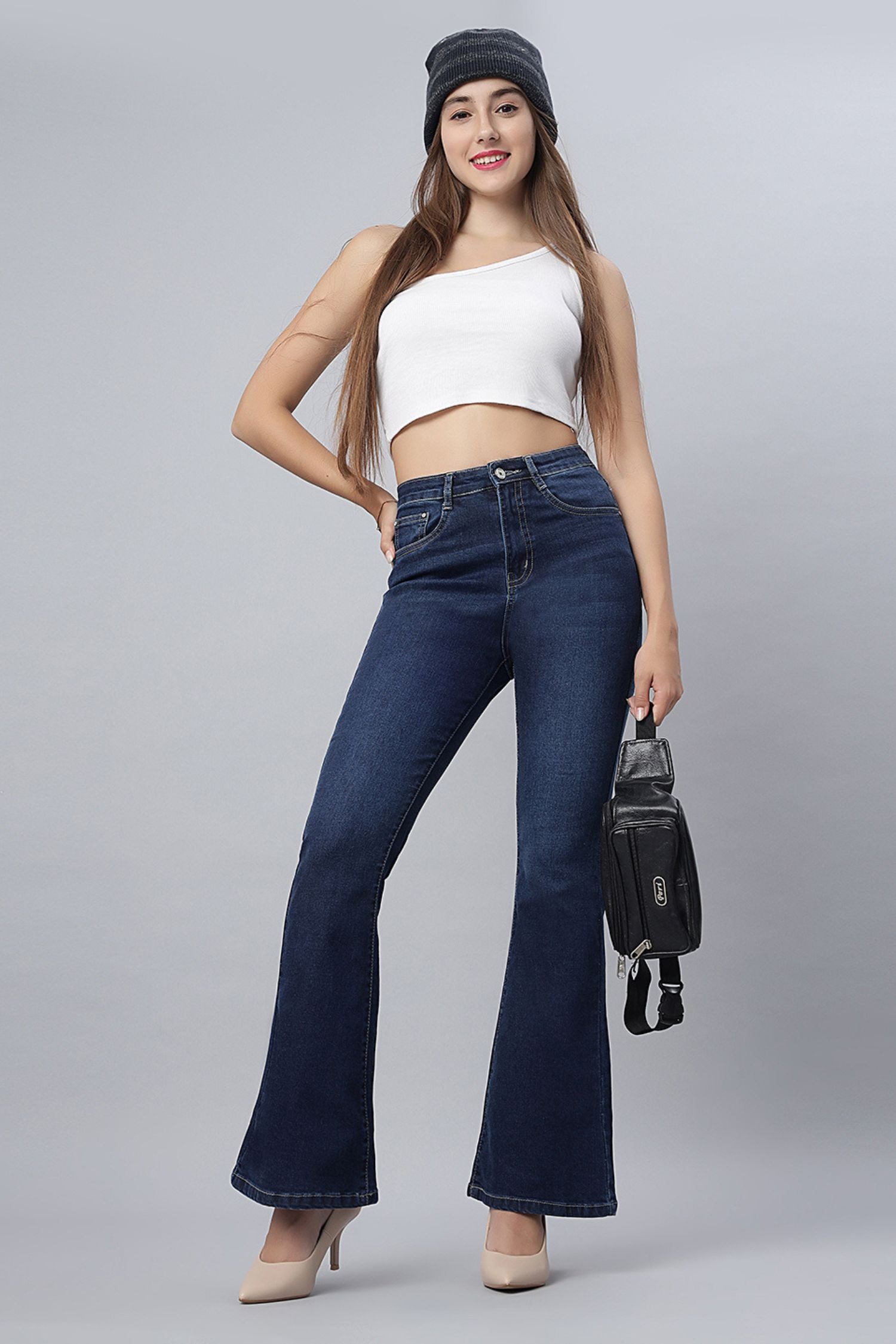 Denim Blue Bootcut Jeans