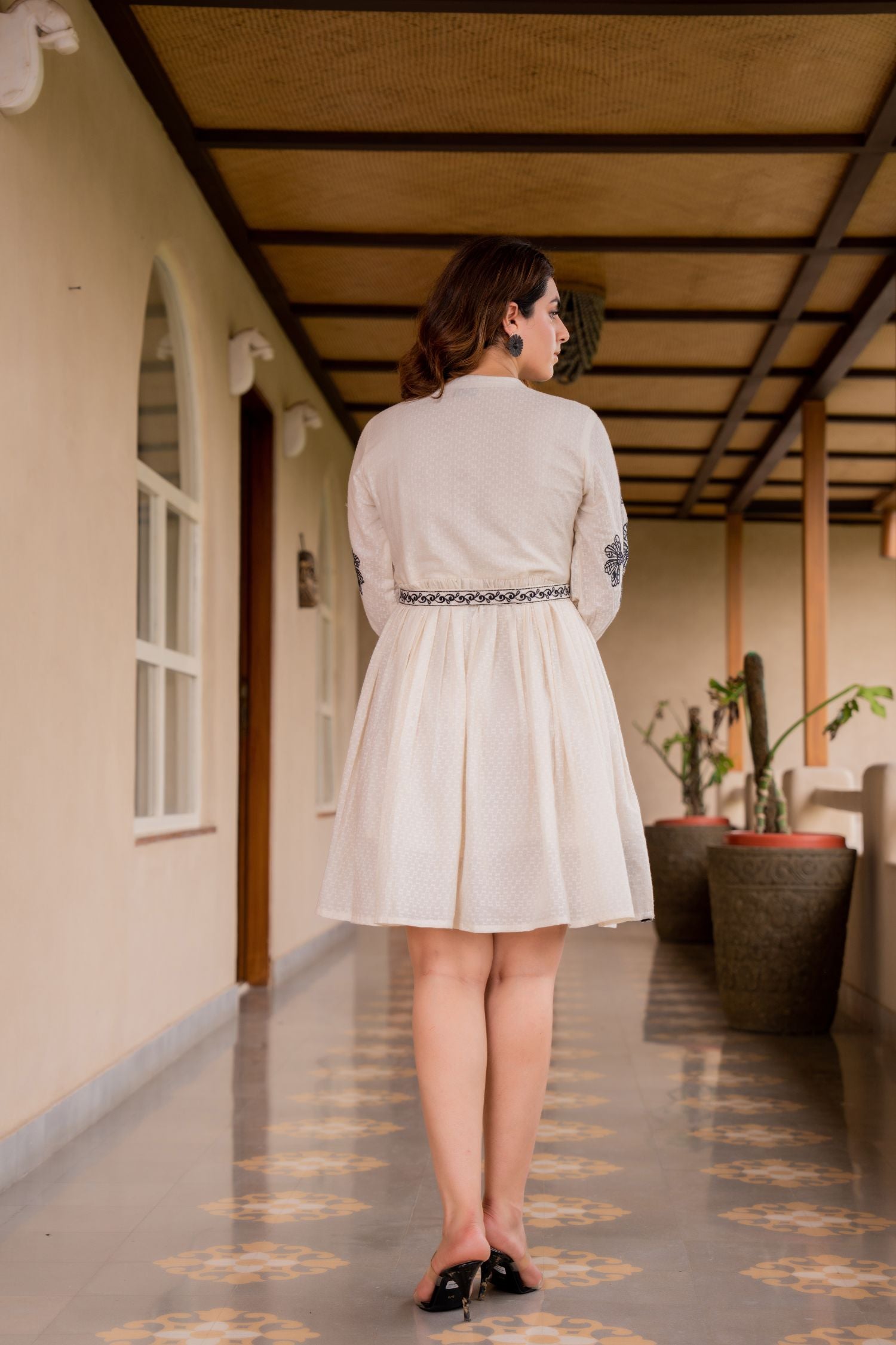 The Off-White Embroidered Tunic