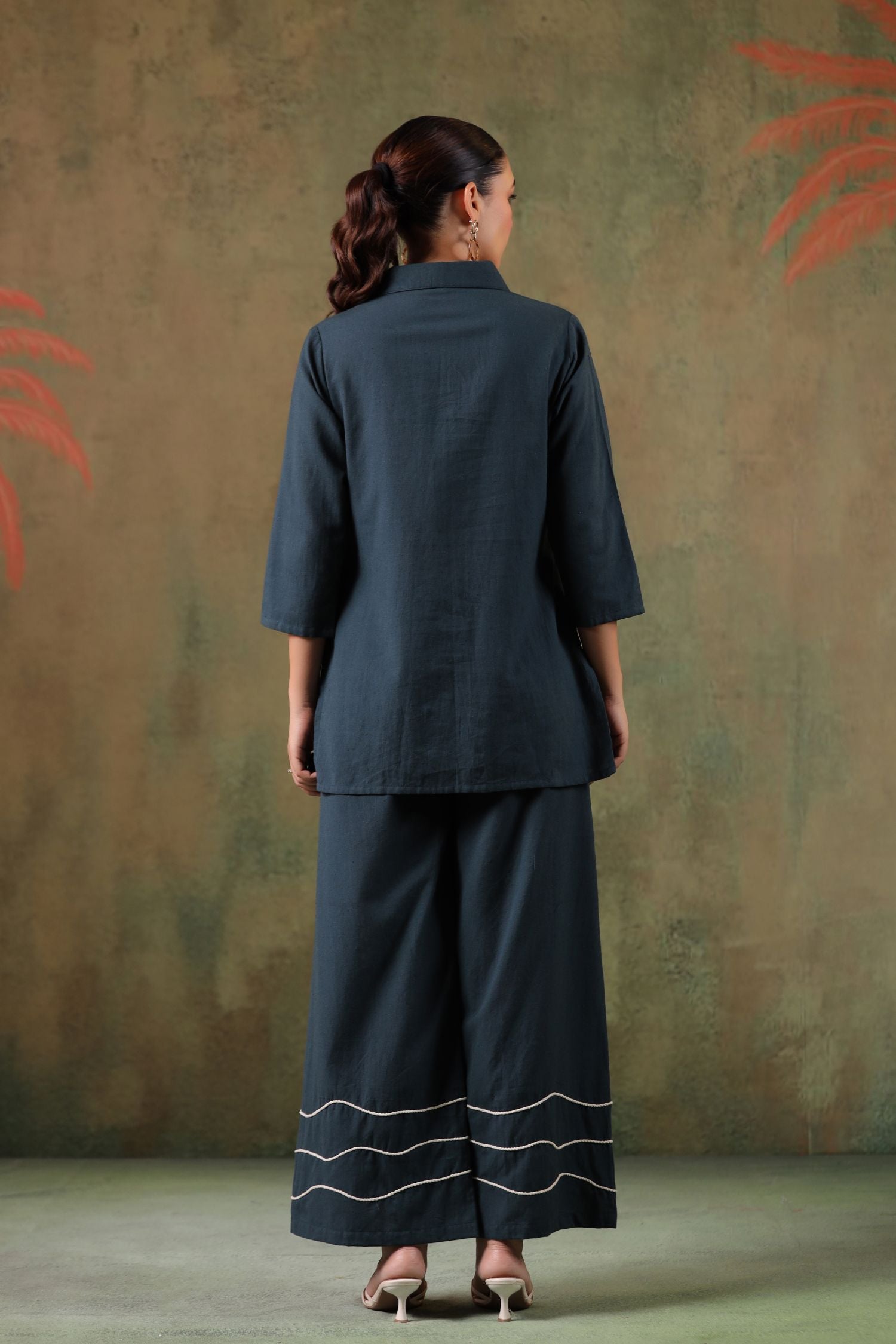 Classic Grey Embroidered Co-ord Set