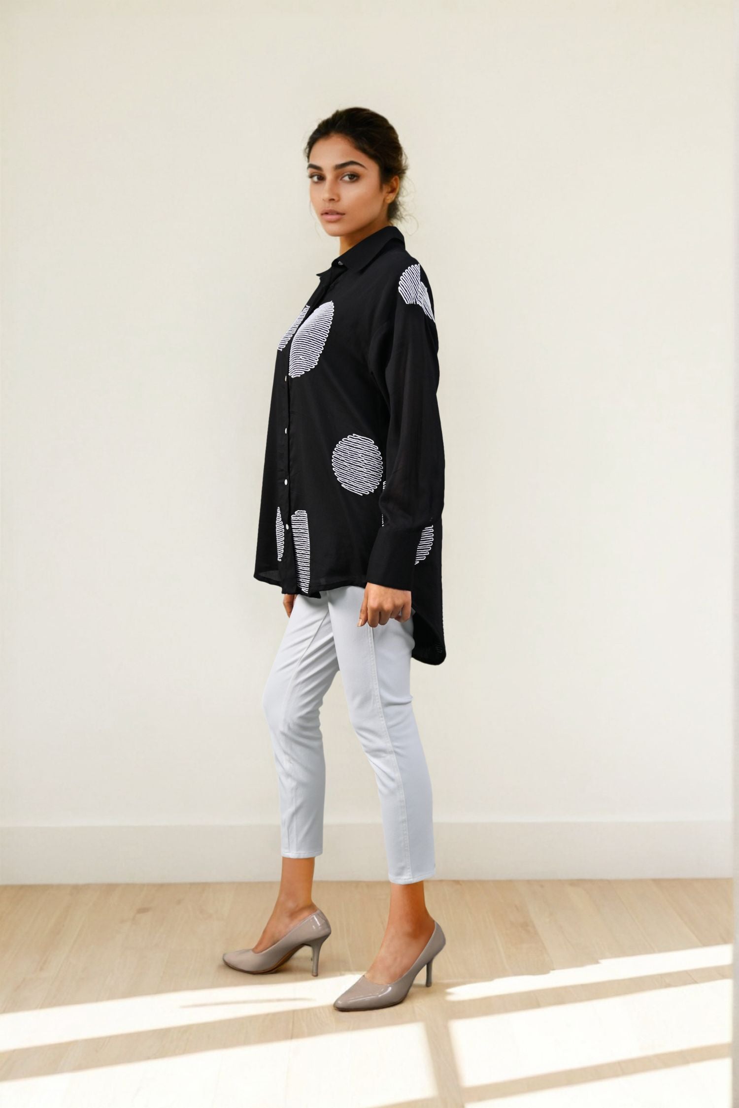 Sundown Vibes Black Shirt