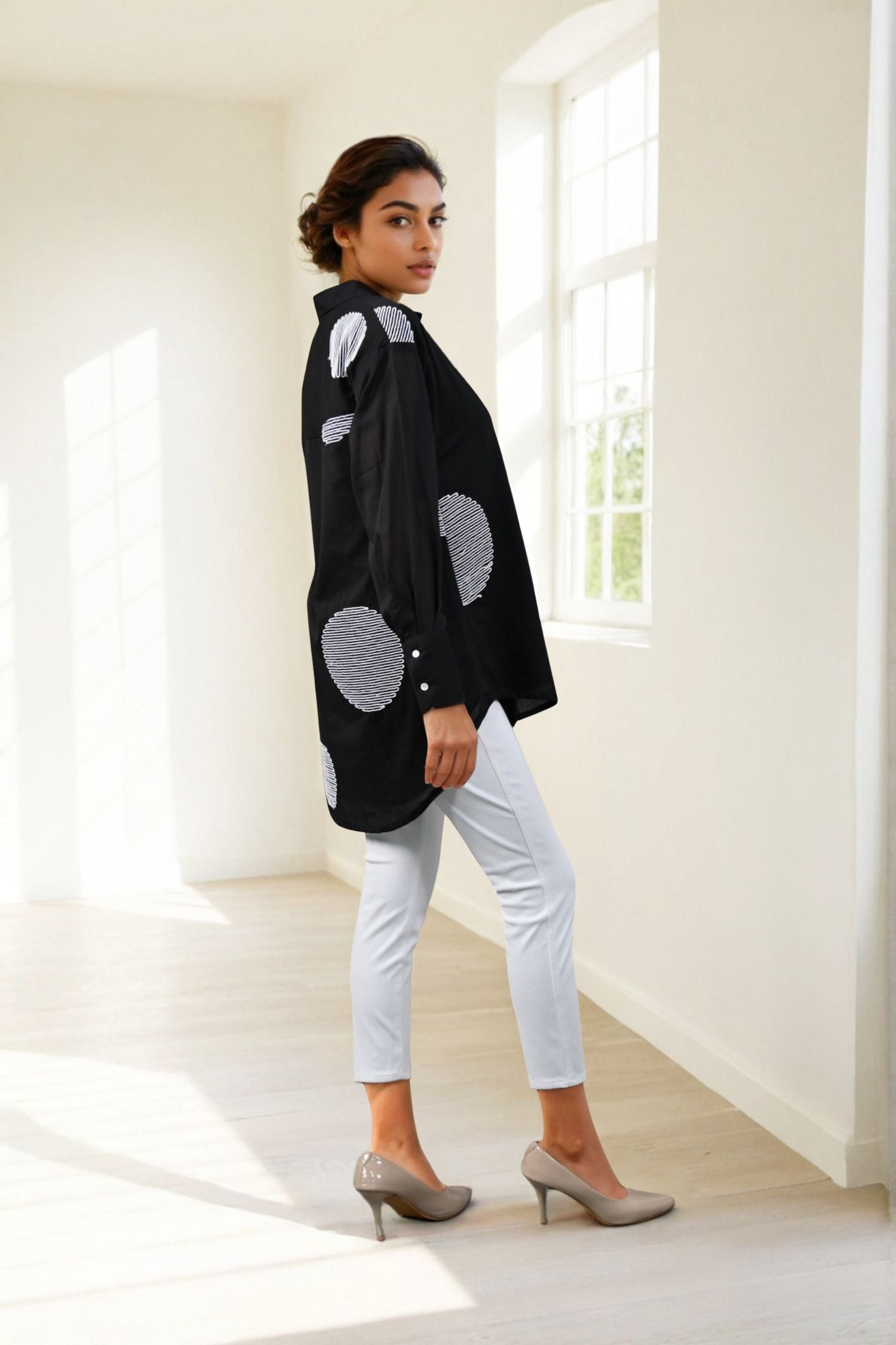 Sundown Vibes Black Shirt