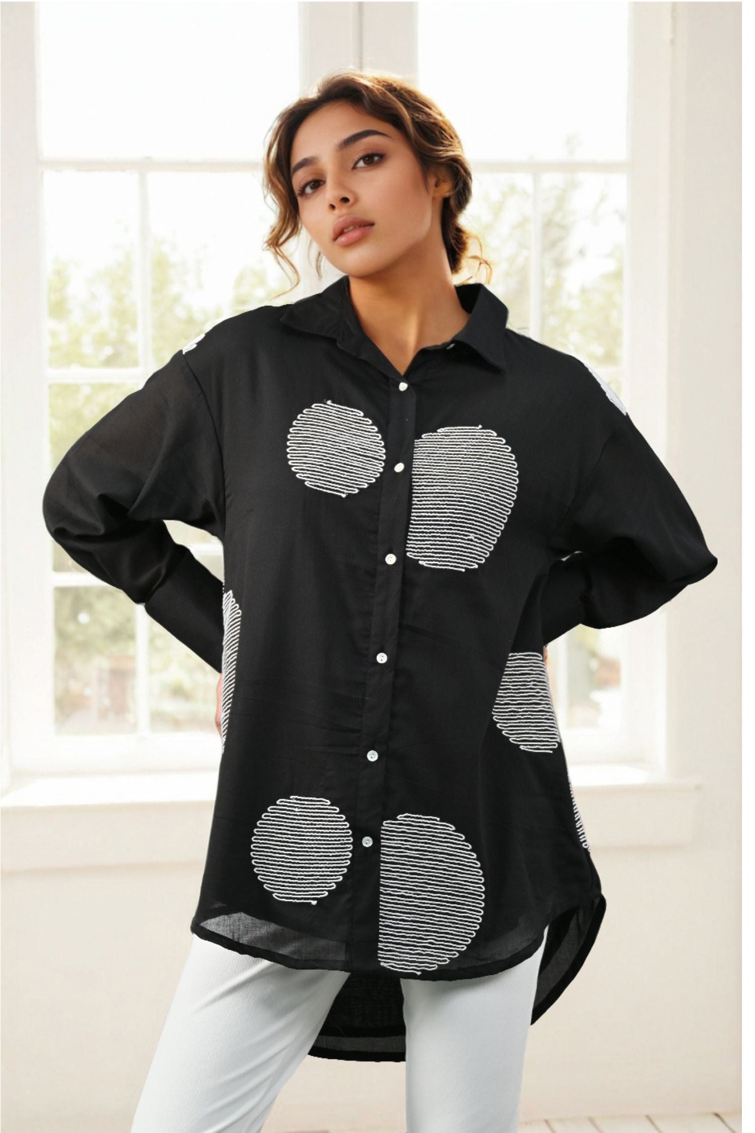 Sundown Vibes Black Shirt