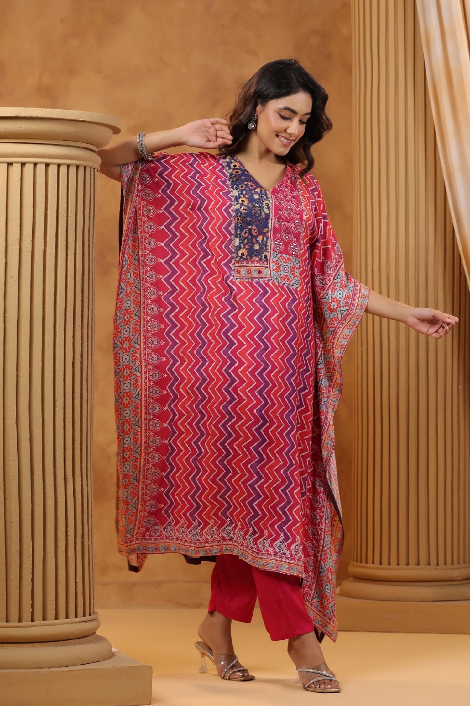 Rani Printed Kaftan Style Co-ord Set