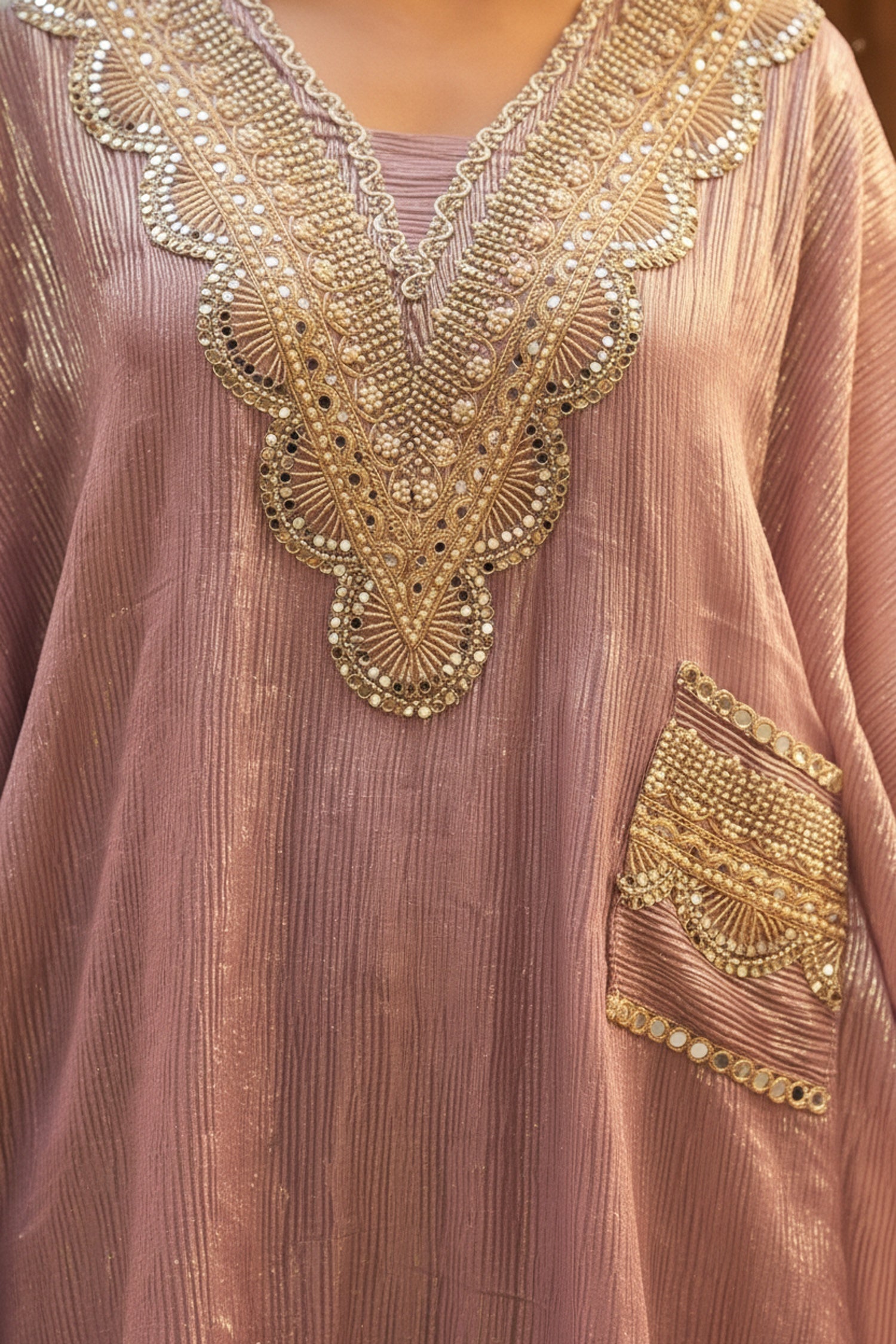 Lilac Aura Tissue Silk Co-ord