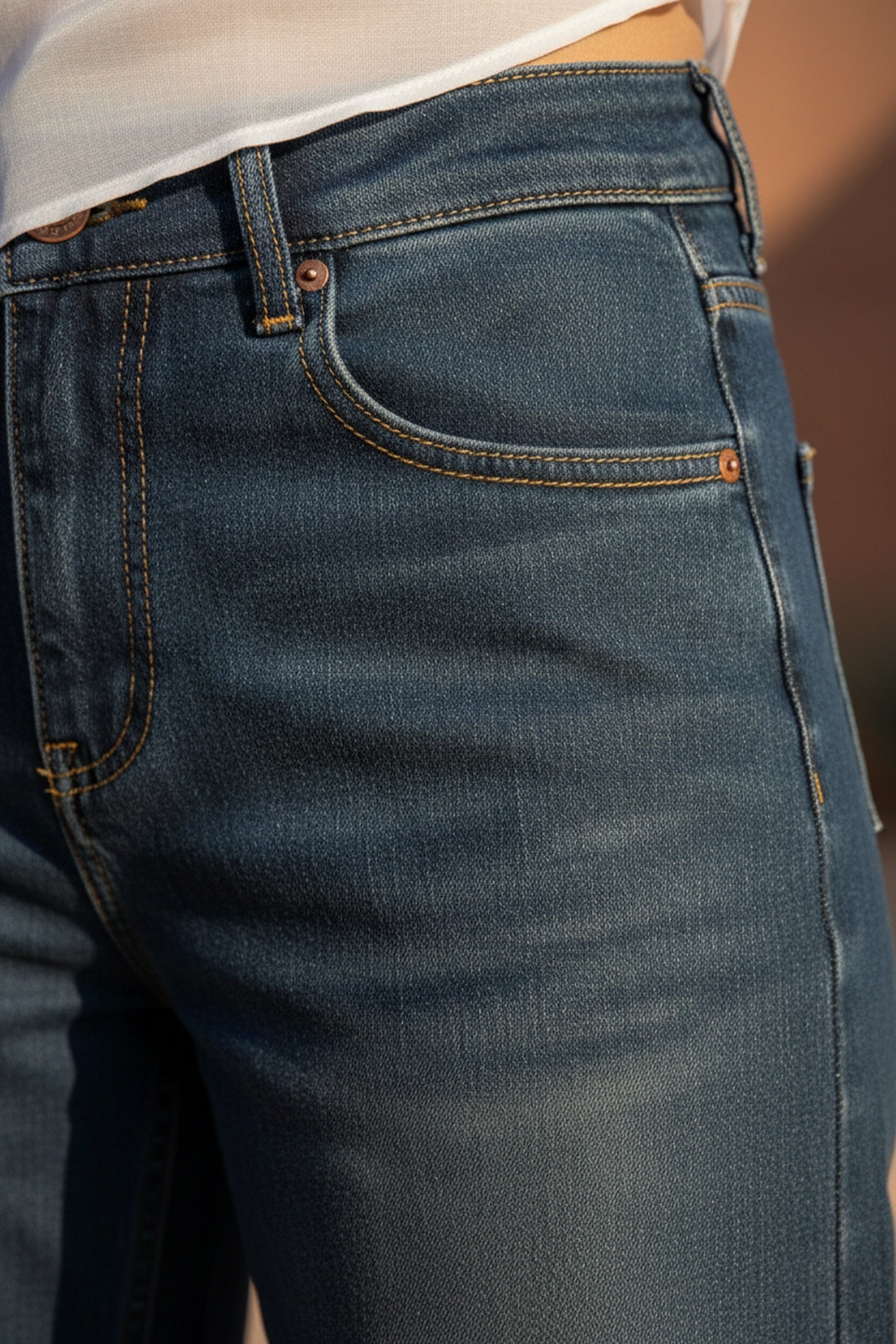 Dark Tint Classic Straight Cut Denim