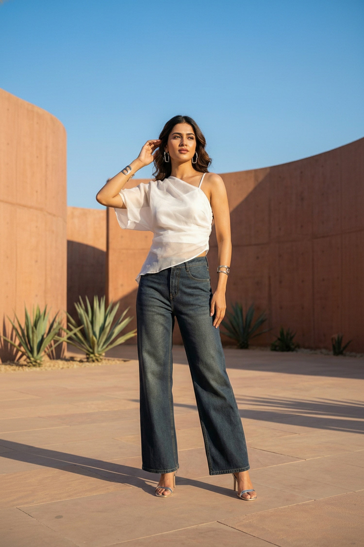Dark Tint Classic Straight Cut Denim
