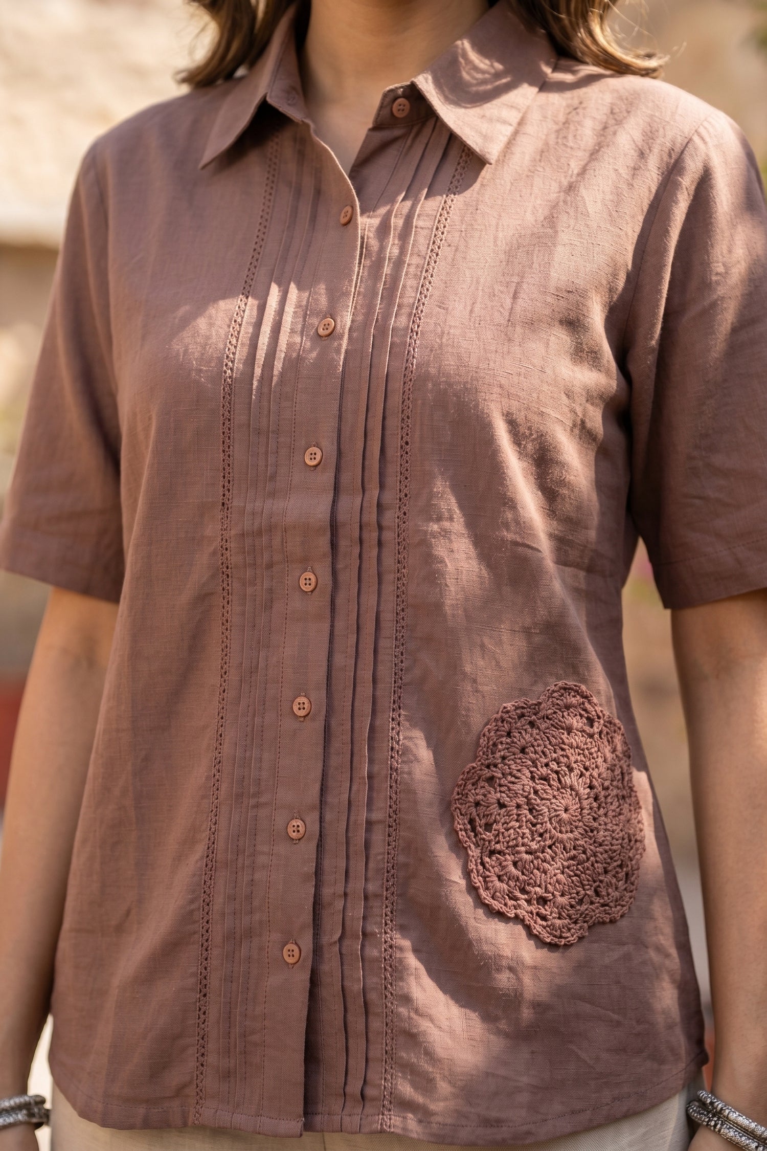 Oversized Fit Cotton Shirt