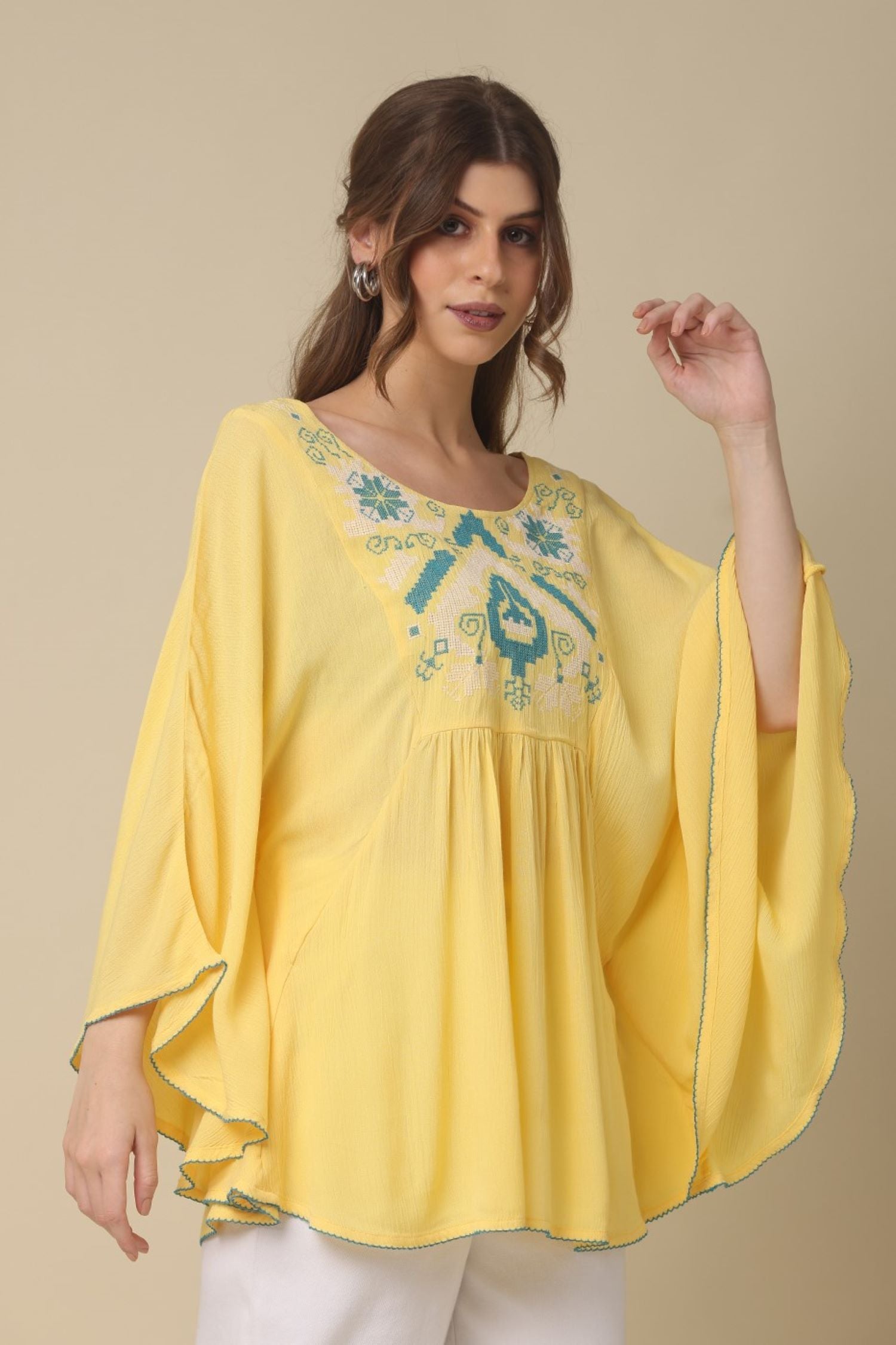 Freyaa Warm Breeze Relaxed Yellow Top