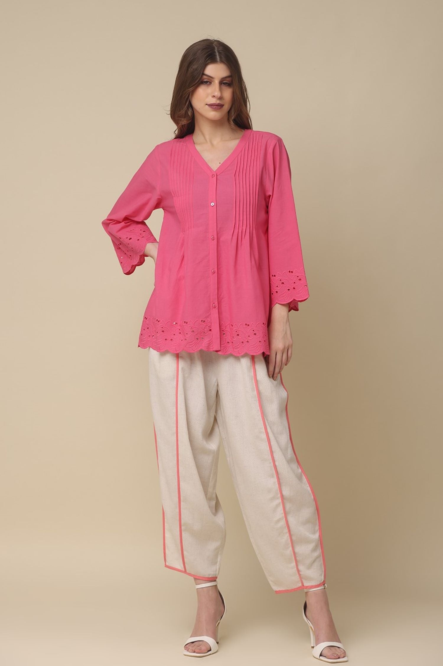 Pretty in Pink Cotton Top