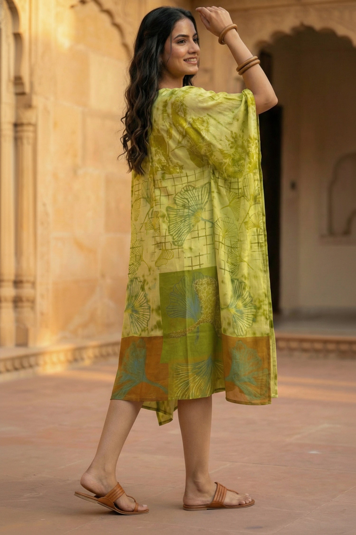 Liril Viscose Long Kaftan