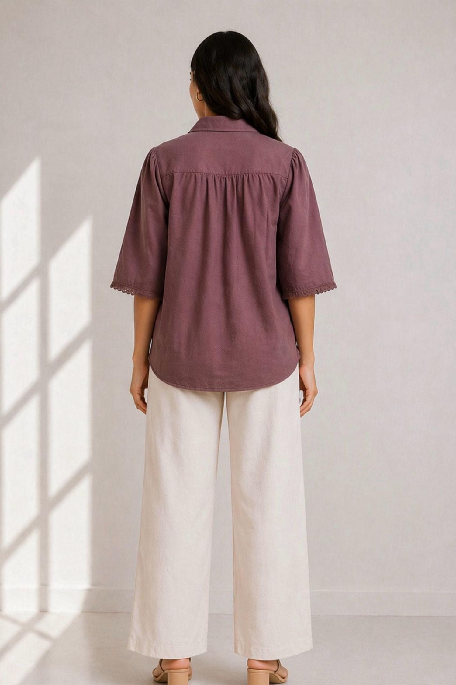 Oversized Fit Cotton Shirt