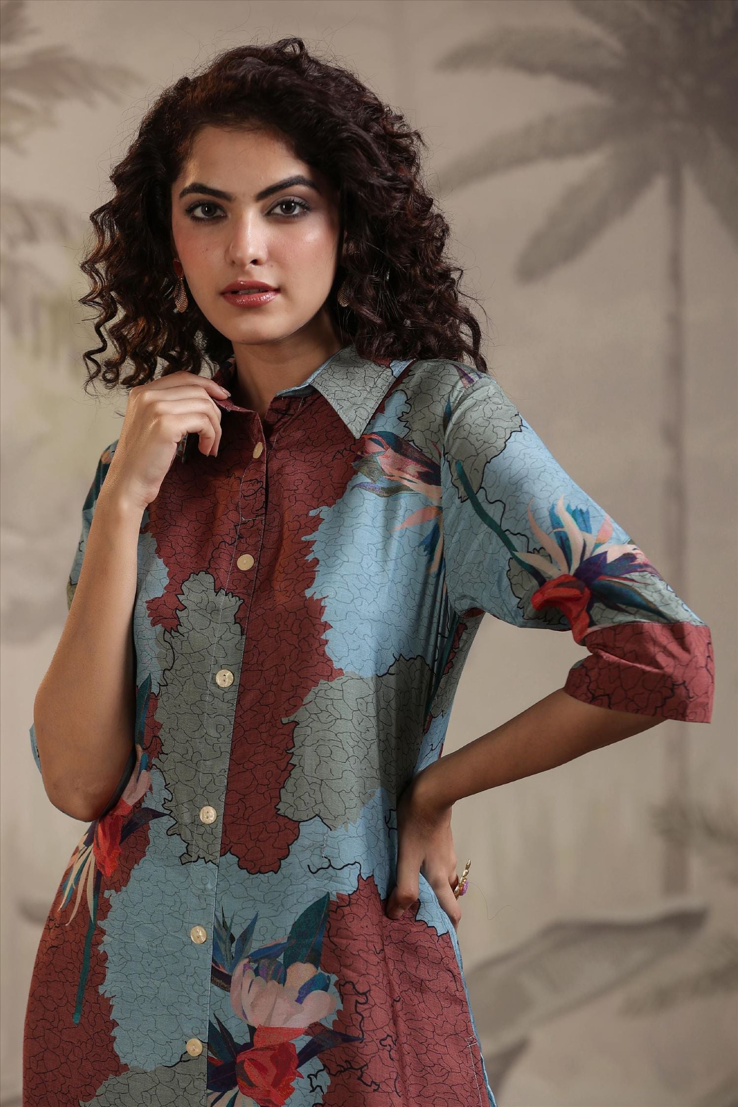 Floral Dream Printed Cotton Cord Set