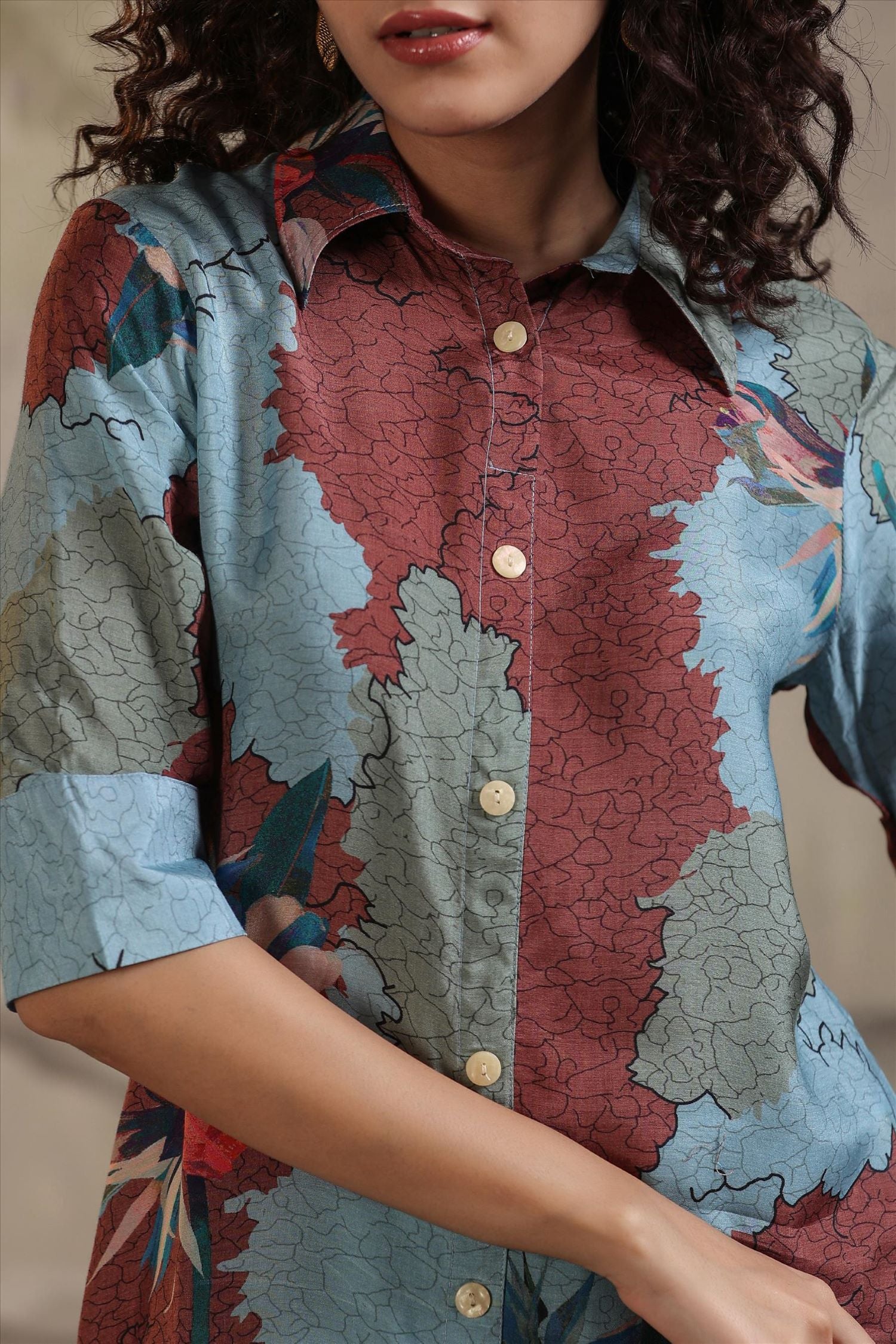 Floral Dream Printed Cotton Cord Set
