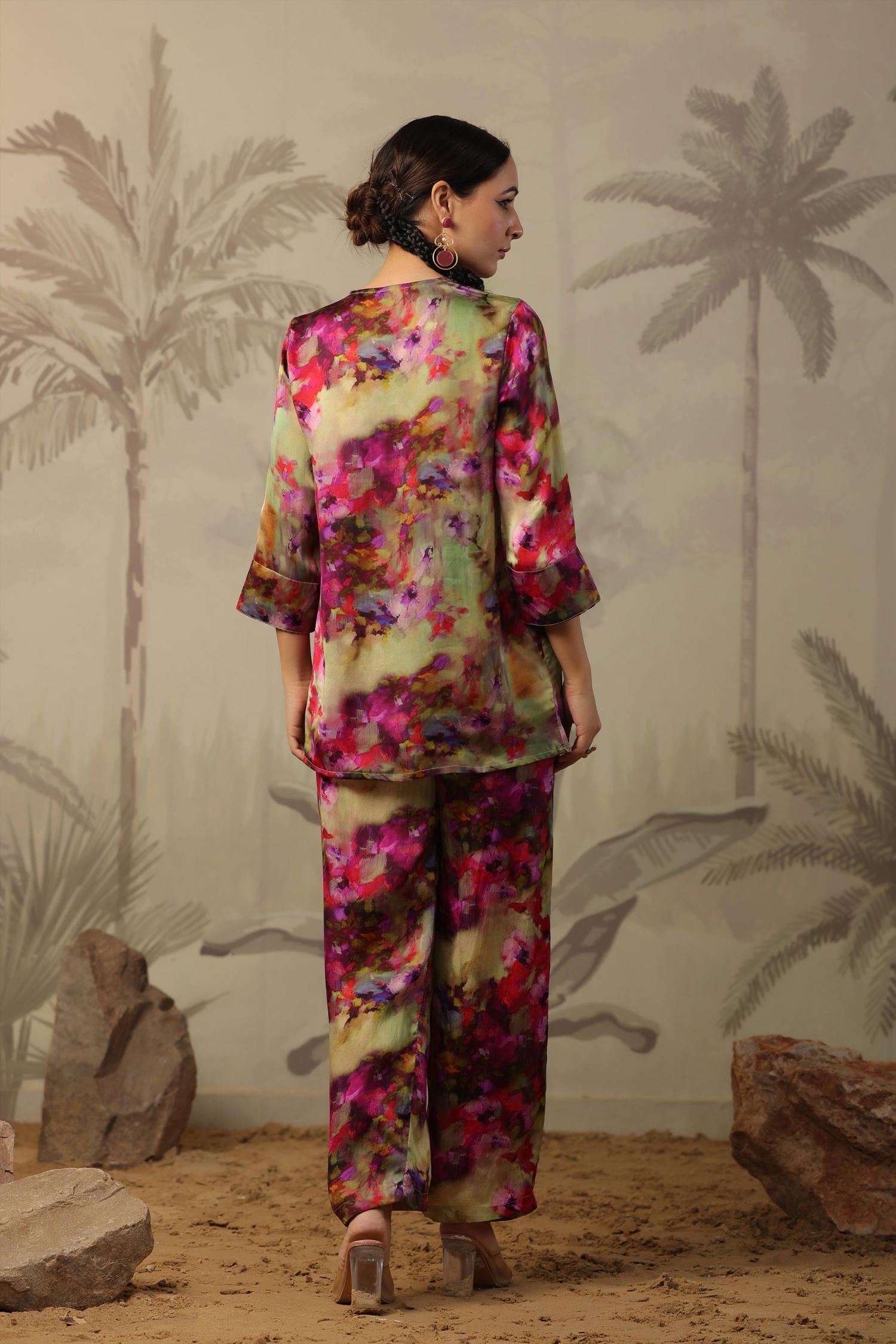 Garden Fresh Floral Green Co-Ord Set
