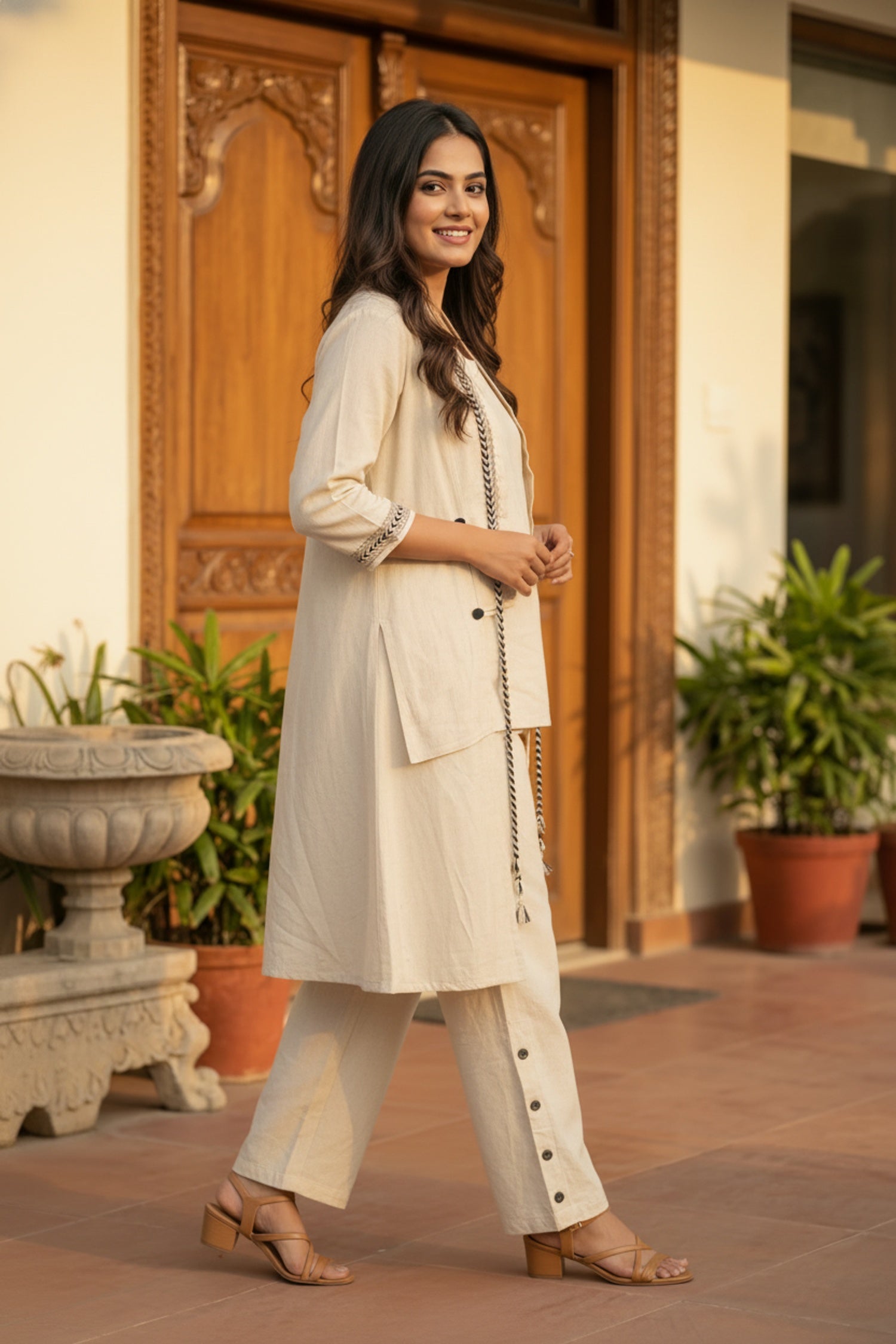 Charm Co-ord Set with Coordinated Jacket