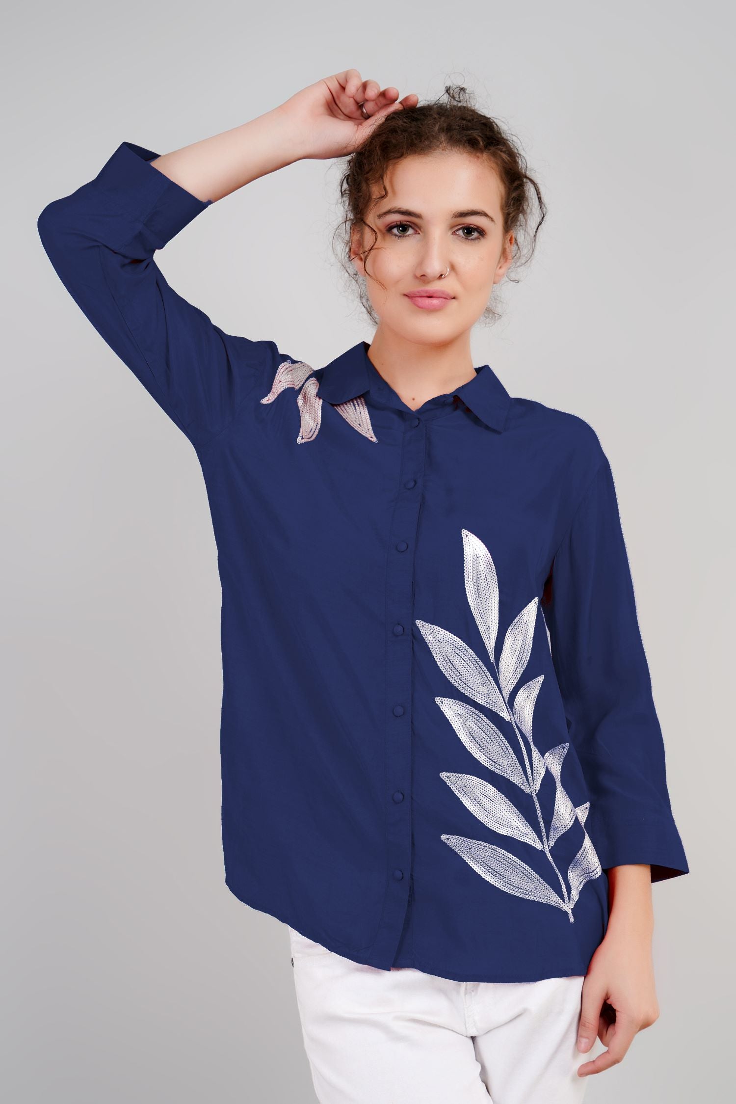 Blue Breeze White Leaf Top