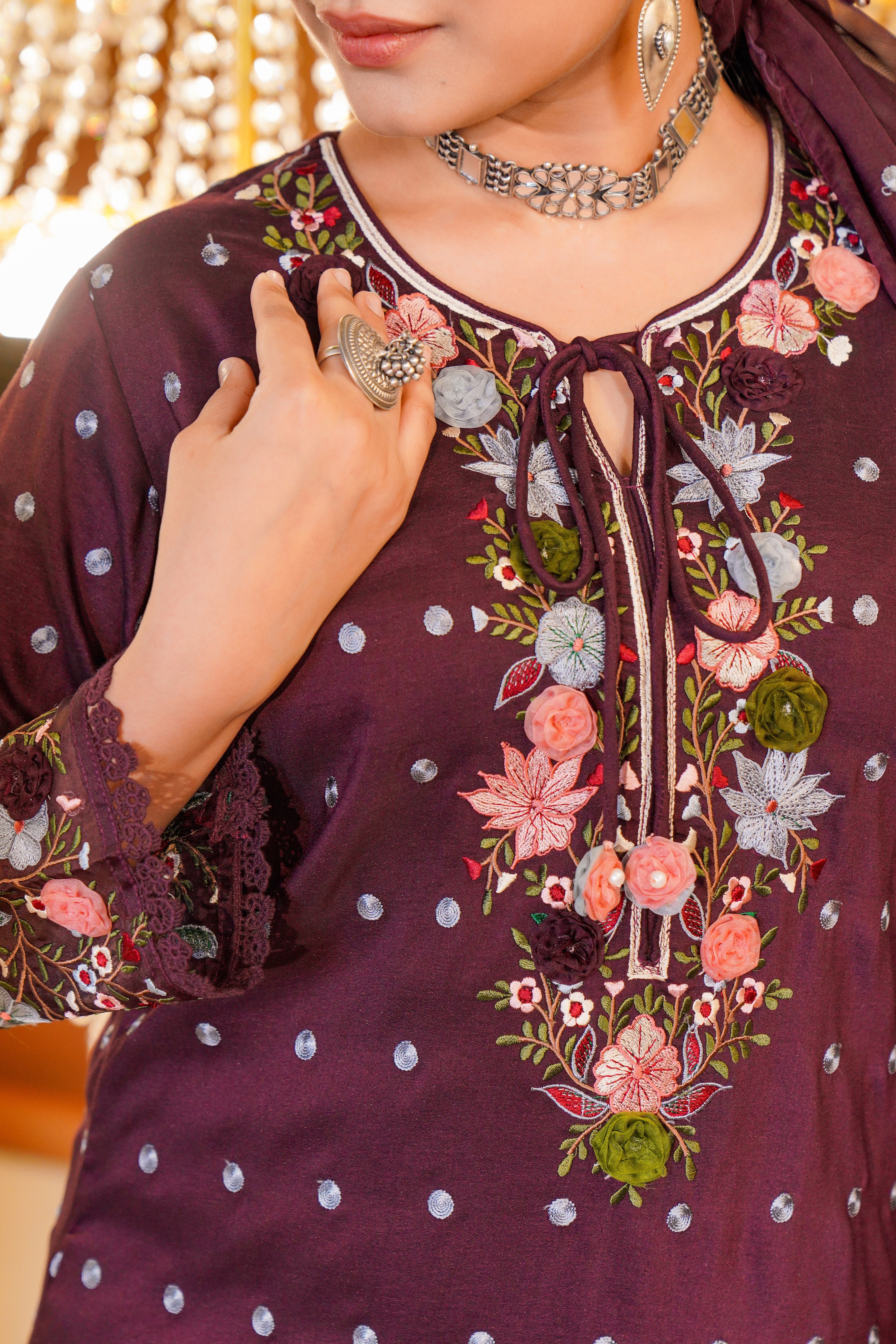 Beautiful Embroidered Sharara set