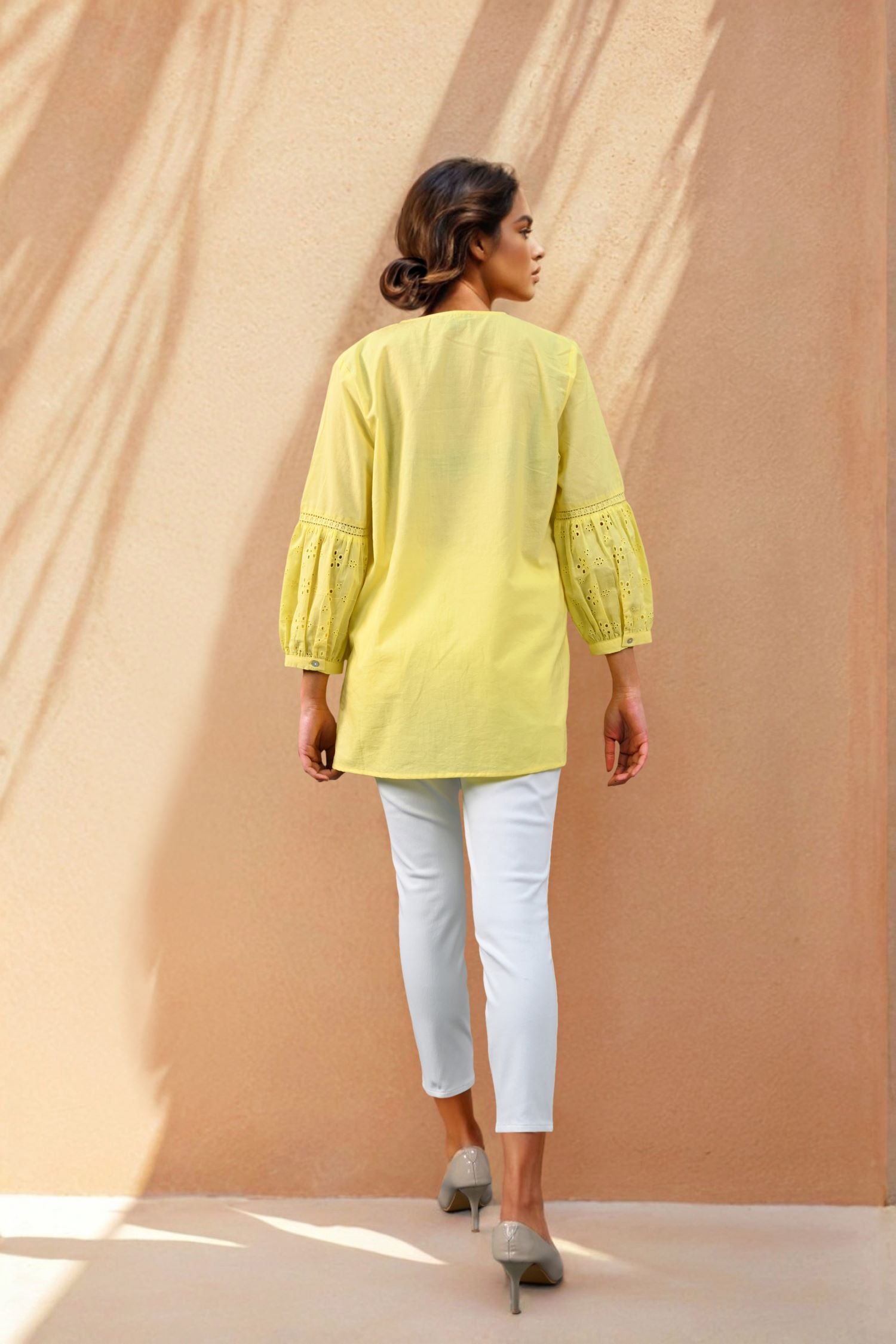 Sunny Radiance Yellow Top for Warm Weather Style