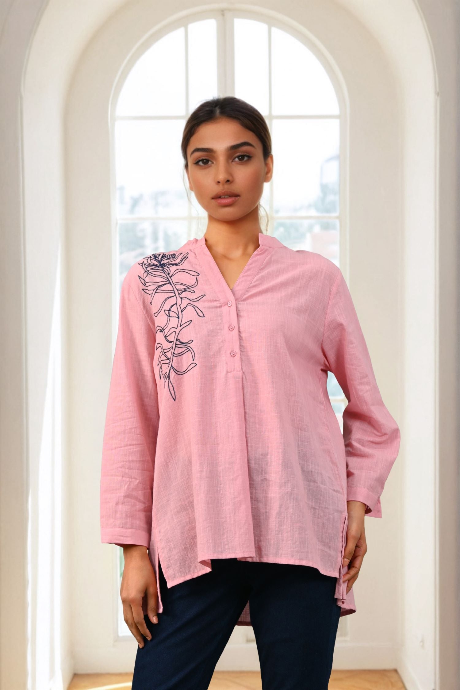Soft Bloom Pink Top