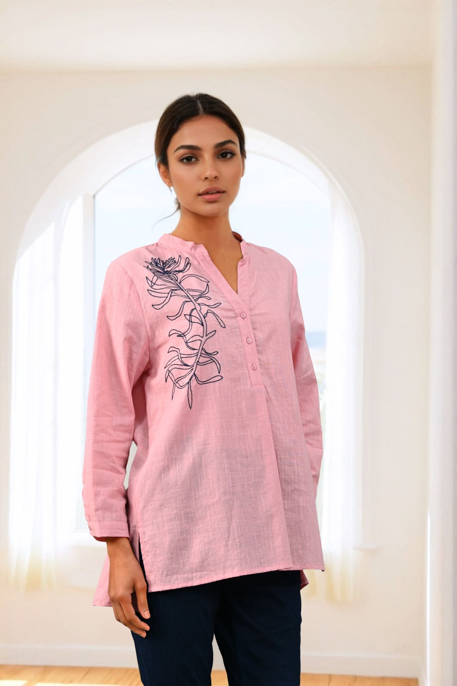 Soft Bloom Pink Top