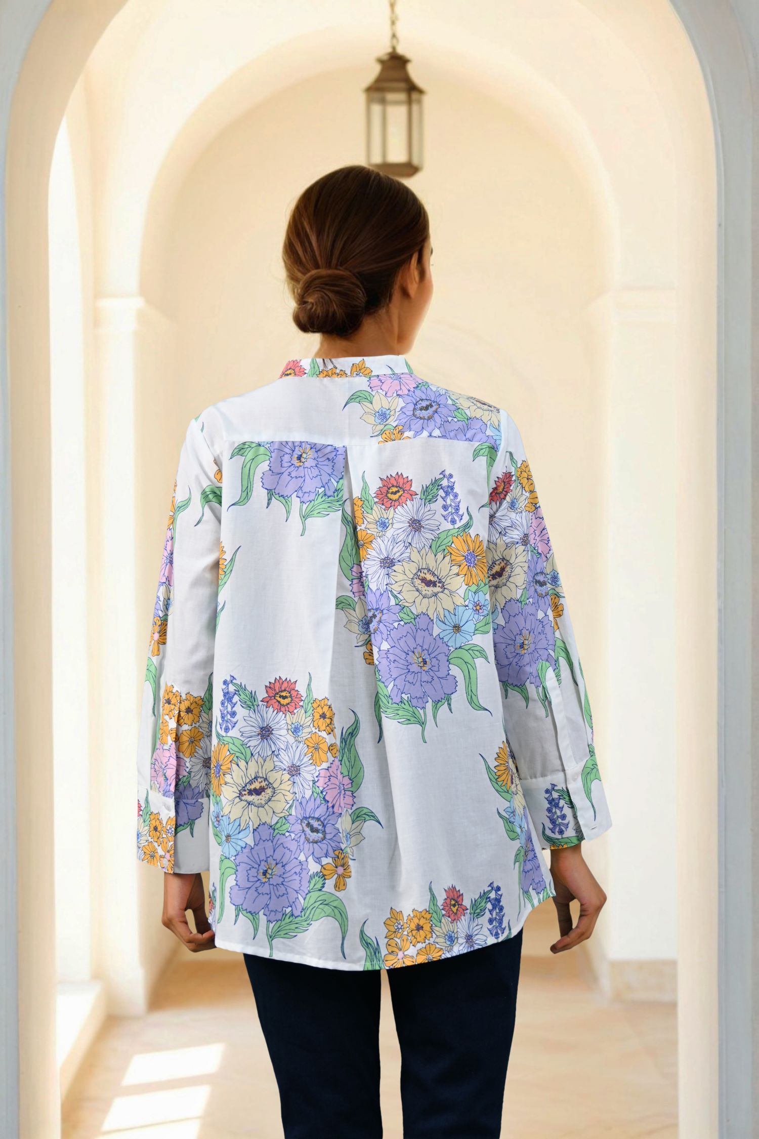 Freyaa White Garden Bloom Top