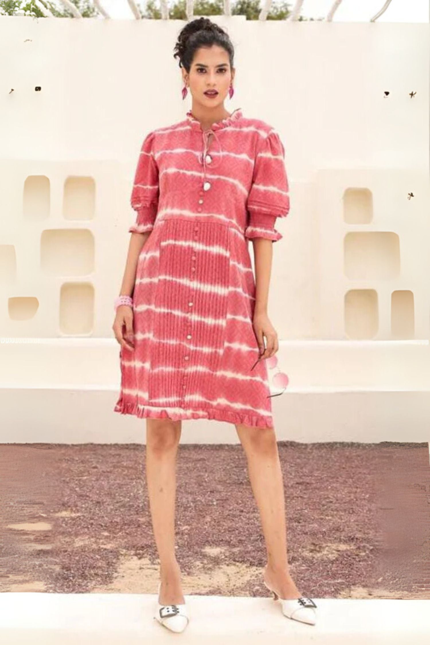 Freyaa Tie-Dye Pink Bliss Dress