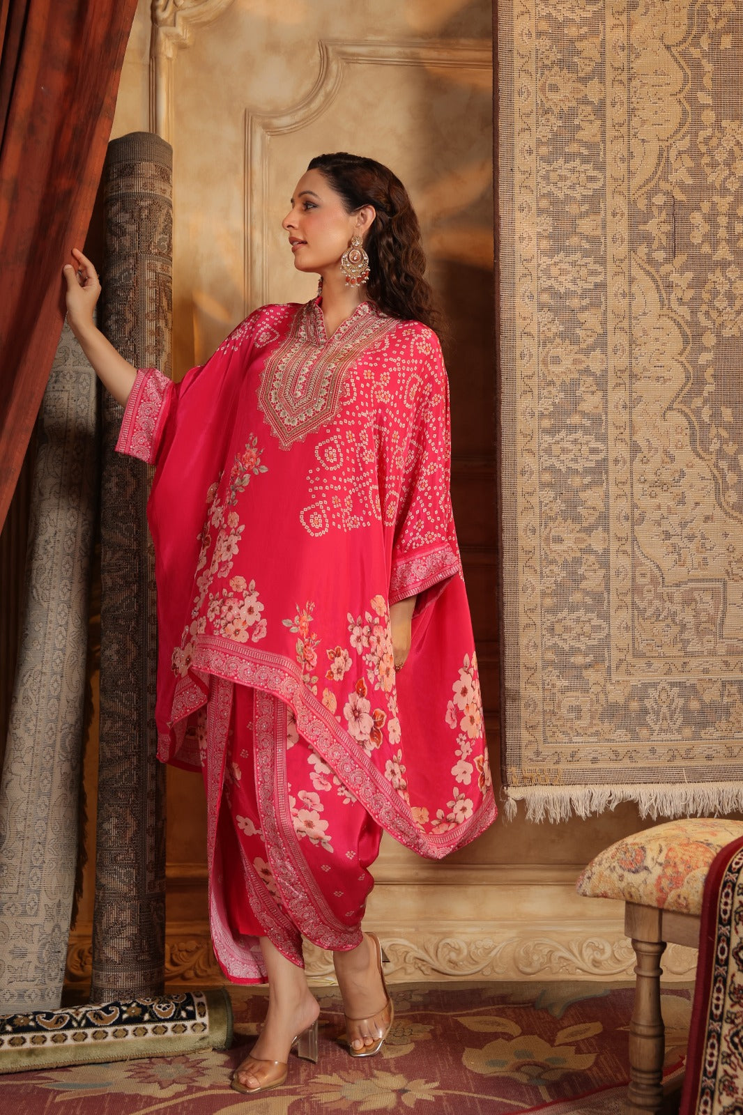 Rani Royale Embroidered High-Low Dhoti Cord Set