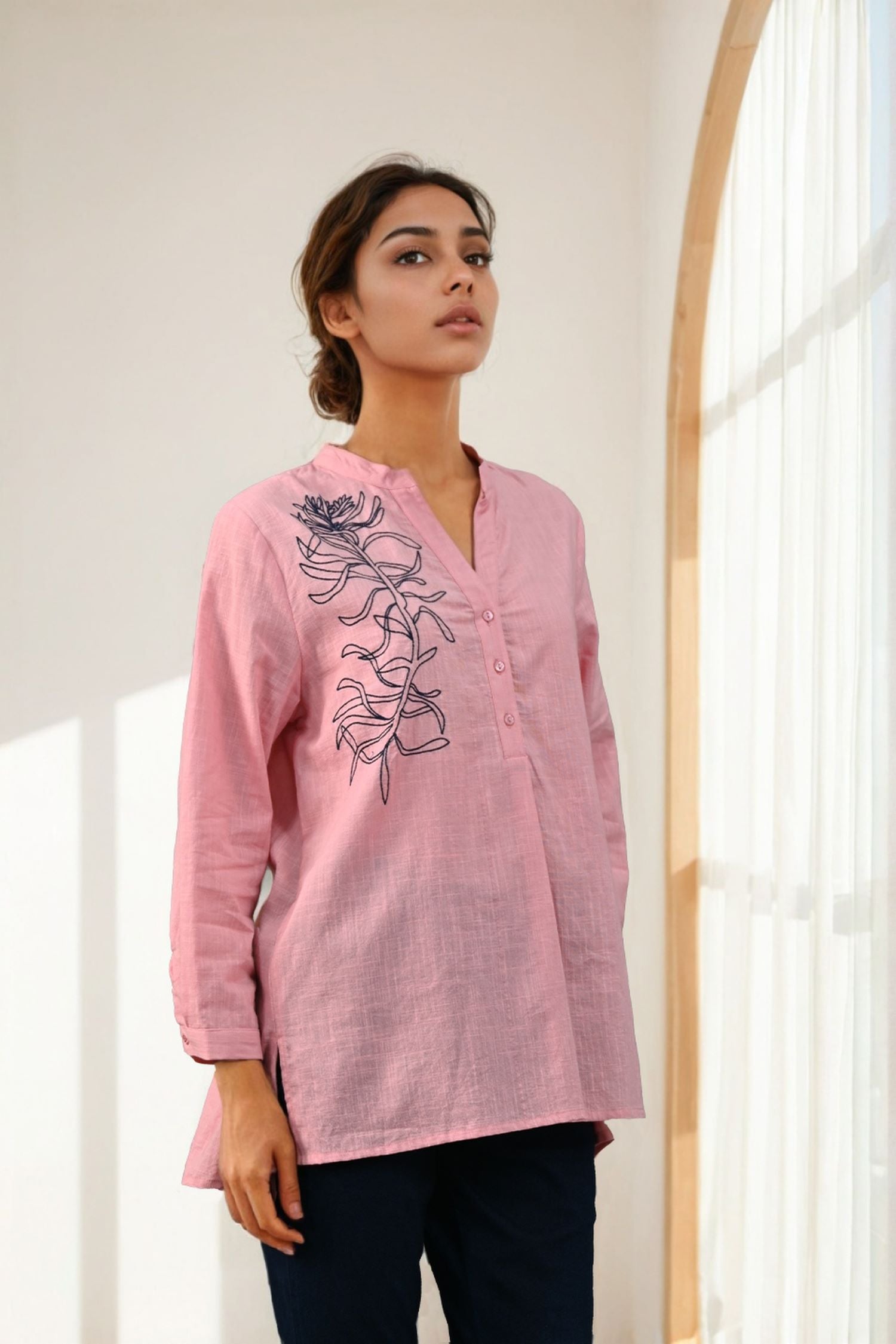 Soft Bloom Pink Top