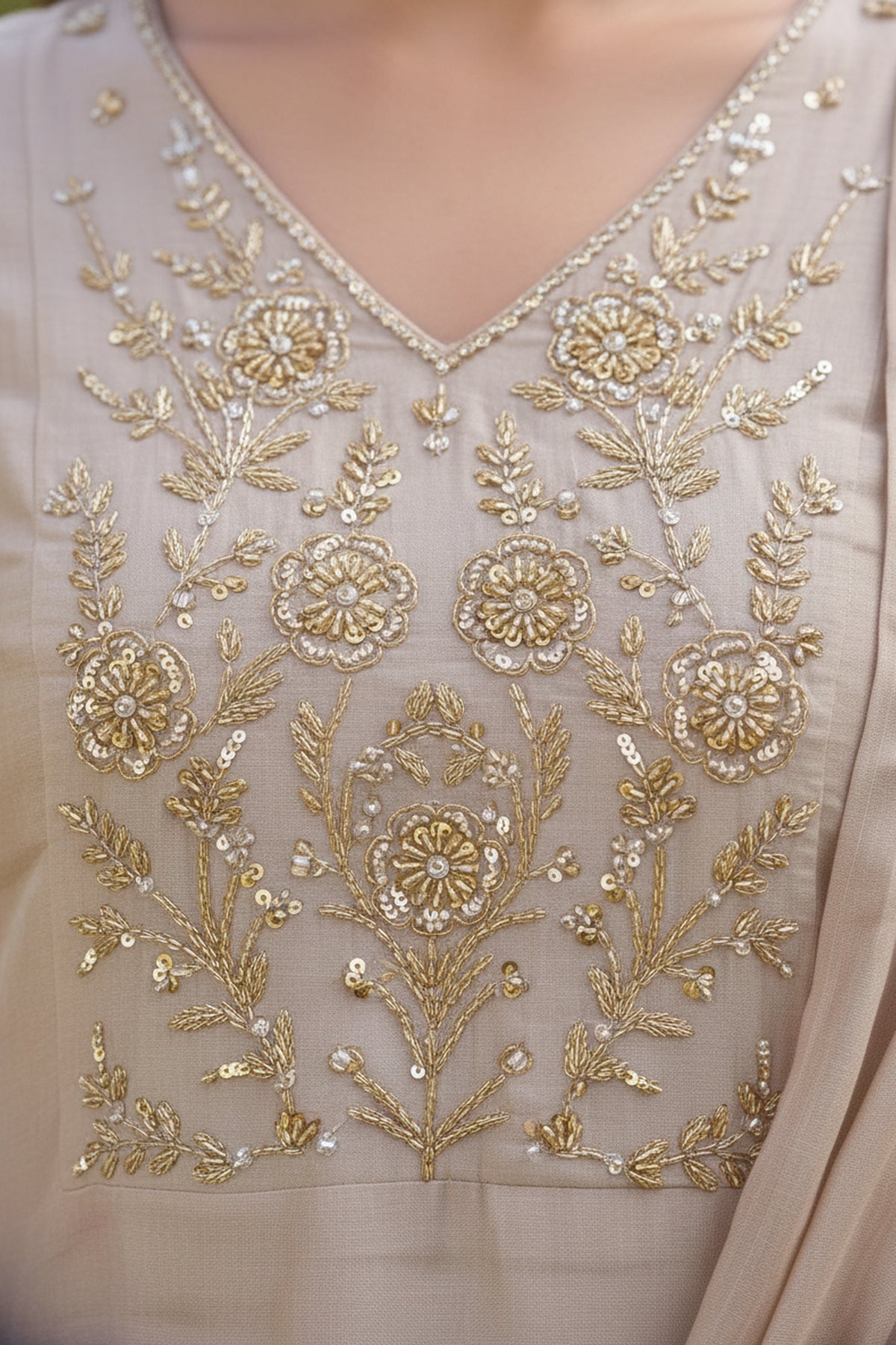 Yellow Embroidered Kurta Suit Set