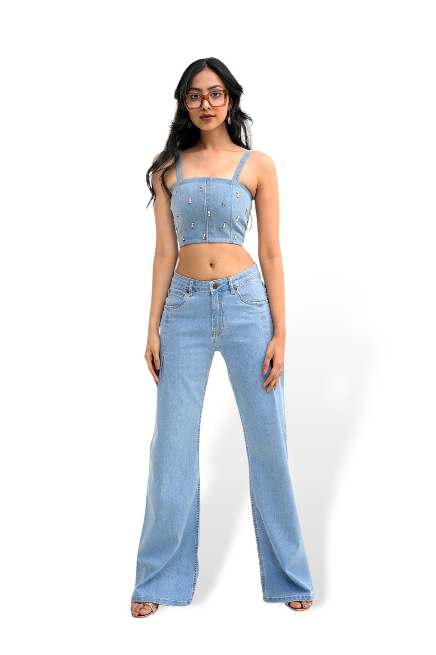Denim Blue Chic Bootcut Denim