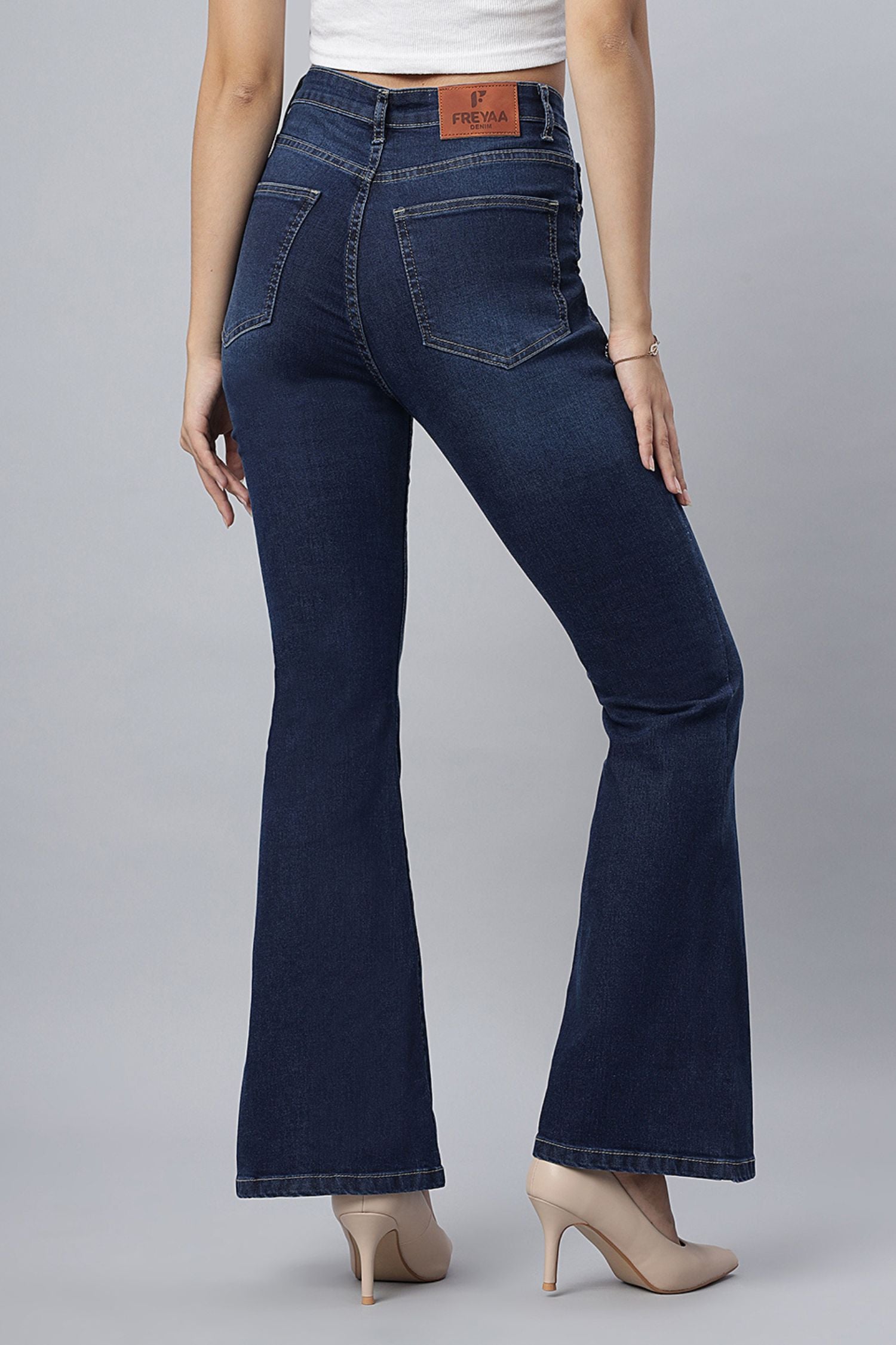 Denim Blue Bootcut Jeans