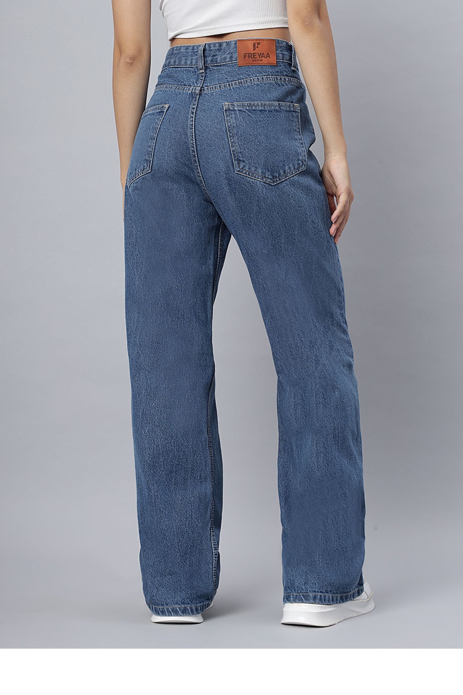 Stone Horizon Straight-Leg Denim Jeans