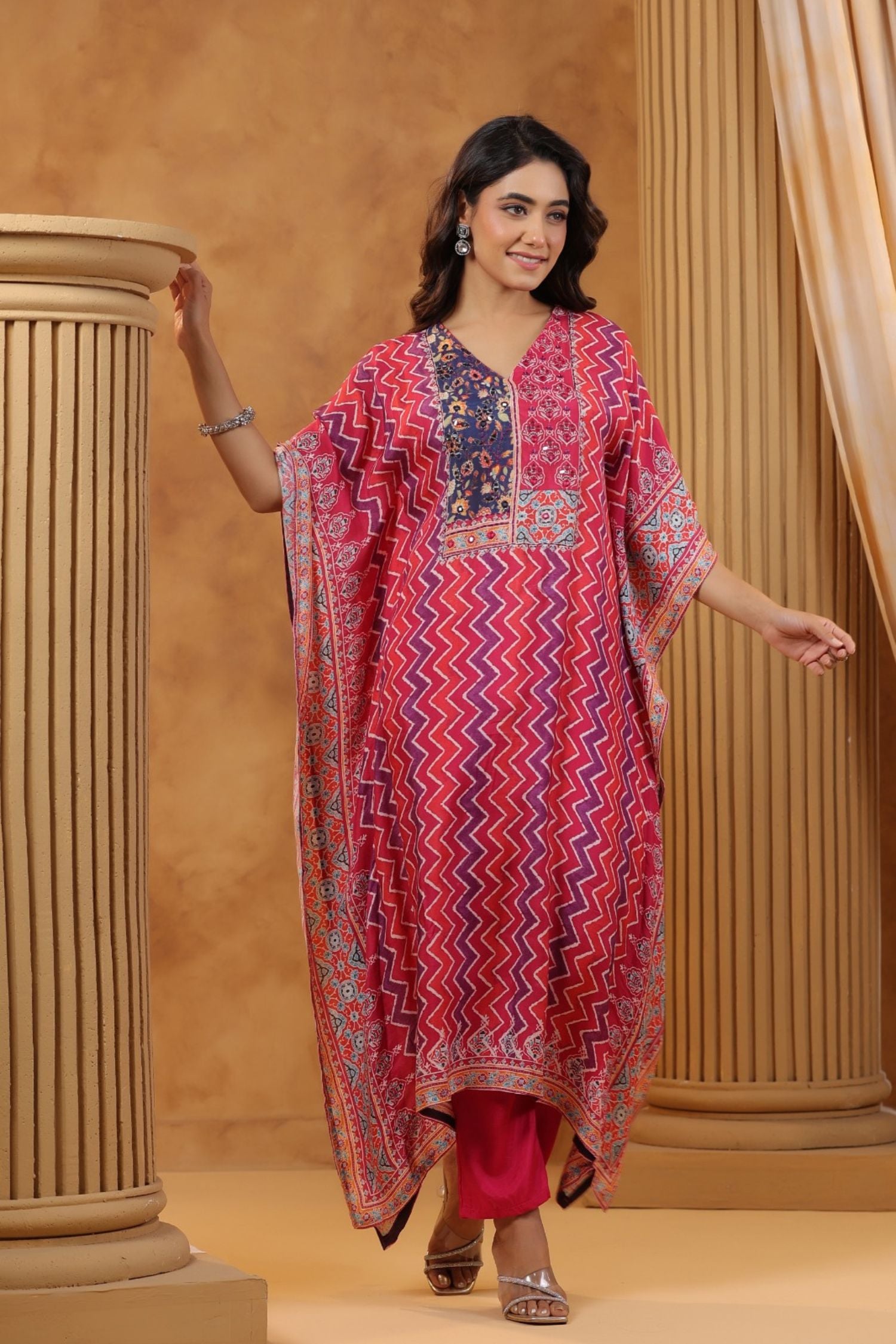Rani Printed Kaftan Style Co-ord Set